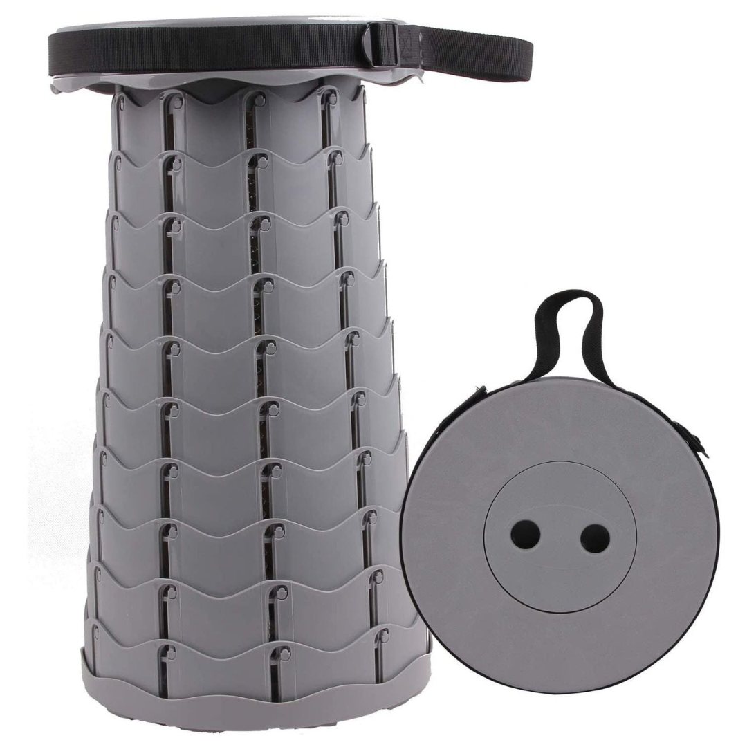 PortaFold | 2.0 Sammenklappelig taburet med 4 sædehøjder - Rene farver Grå - house & garden - {{ product_tags }