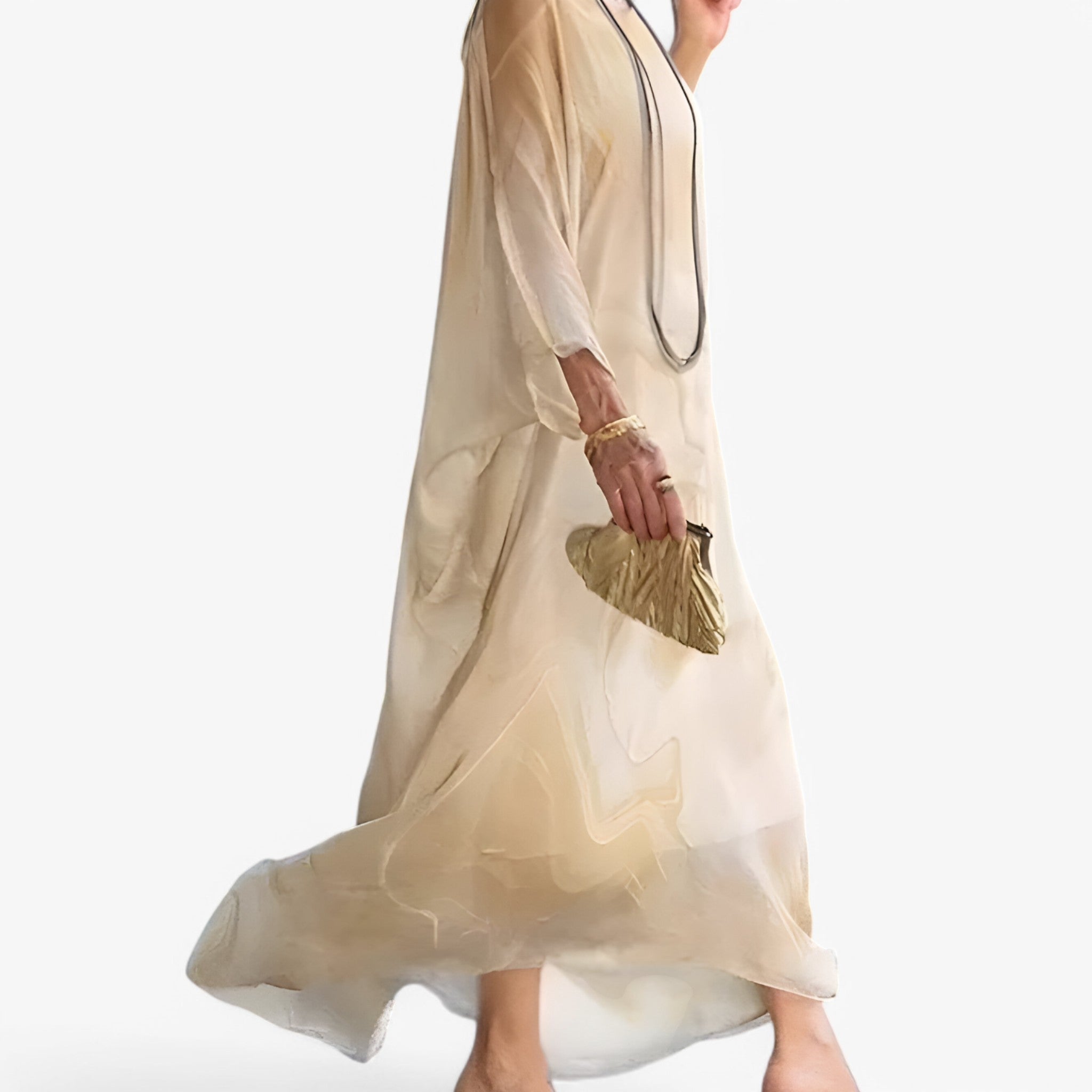 Celeste | Maxi kjole i marmor - Unik og elegant - - women's fashion - {{ product_tags }