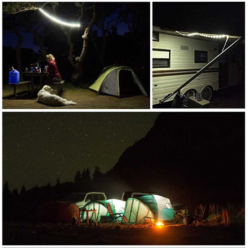 Bærbar Camping LED Strip Lys – Vandtæt, USB Genopladelig - - LED Strip Light - {{ product_tags }