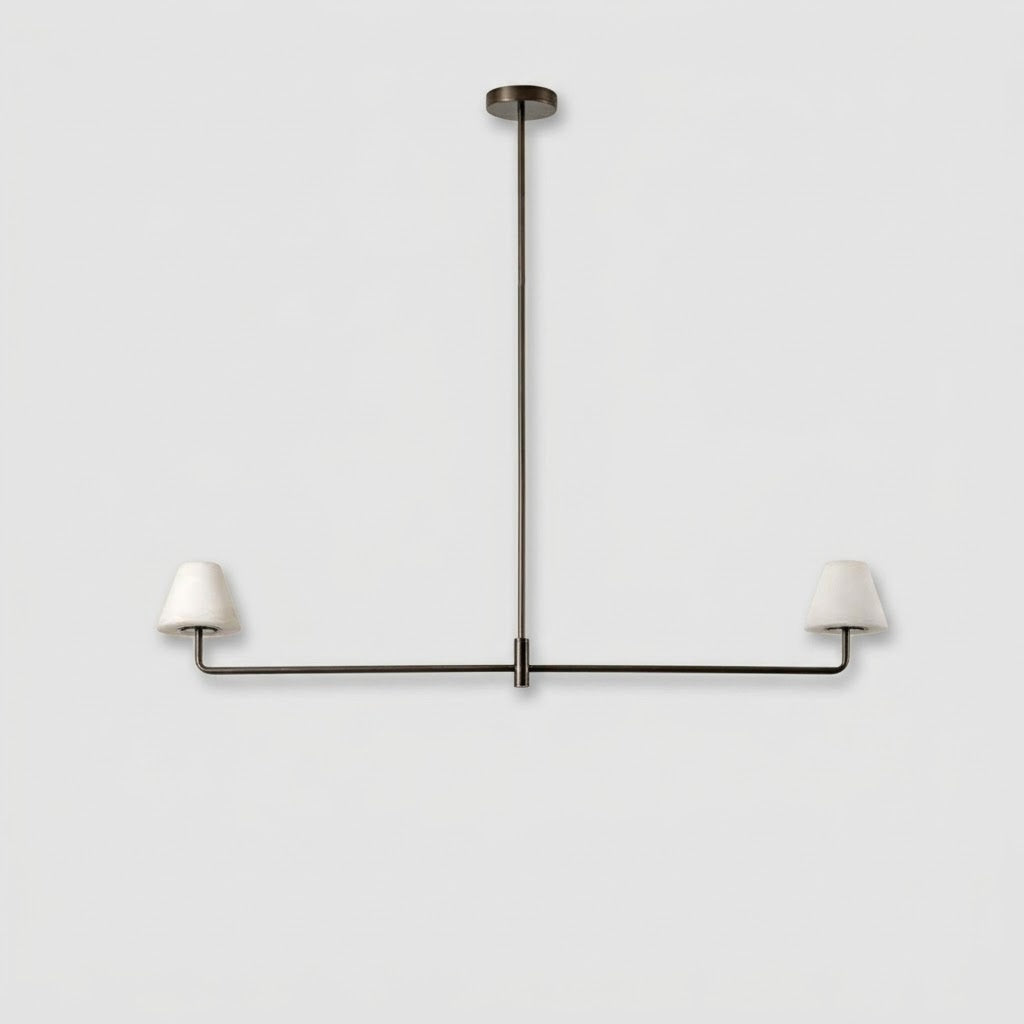 Alba Pendellampe i Alabast og Bronze - - Pendelleuchte - {{ product_tags }