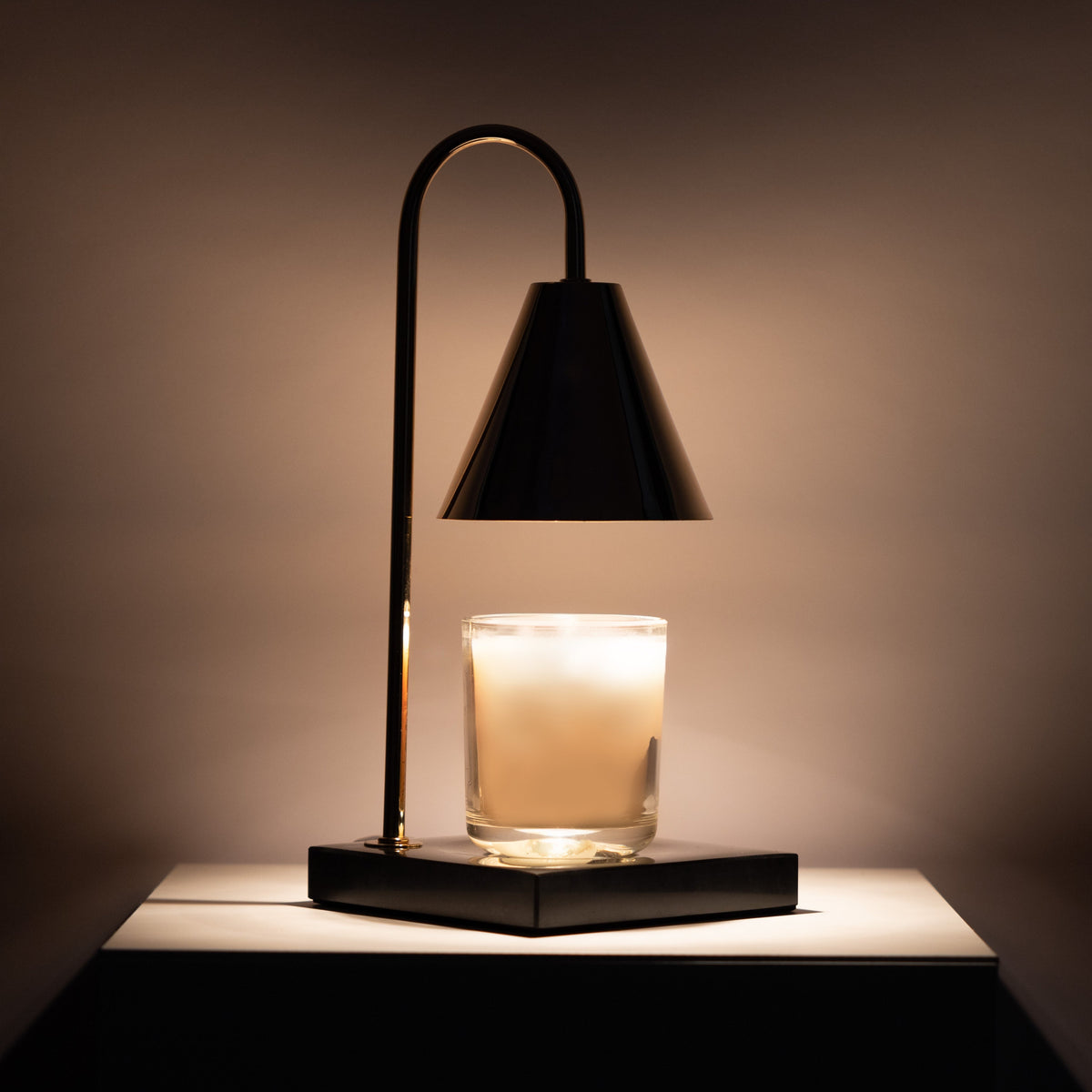 Marmor Duftlys Varmelampe - Flammefri Vokssmeltelampe med Timer - - Winter Gadgets - {{ product_tags }