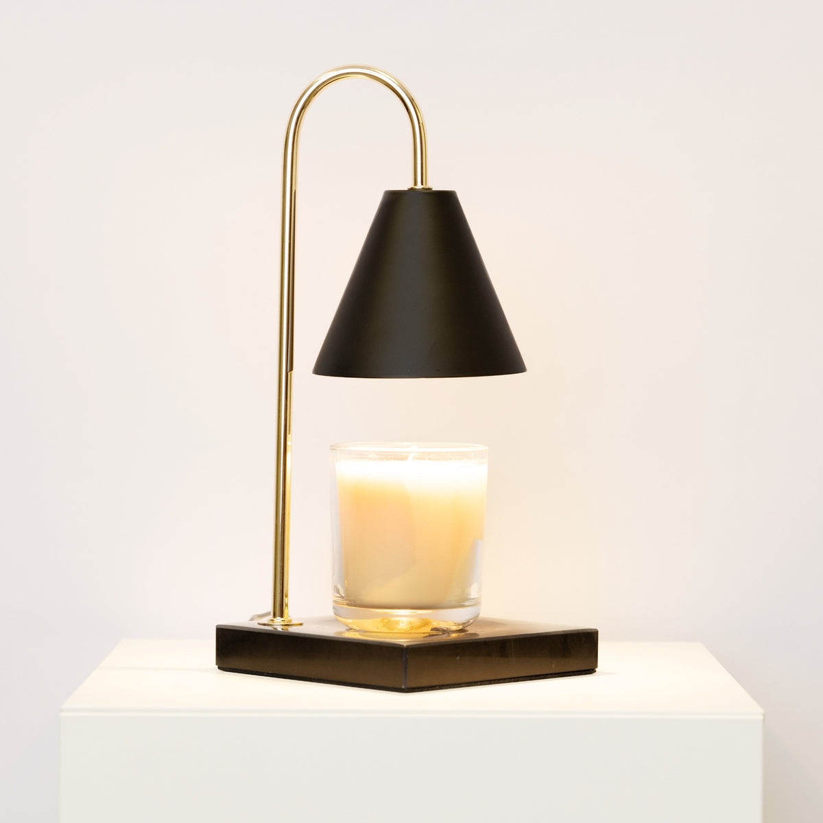 Marmor Duftlys Varmelampe - Flammefri Vokssmeltelampe med Timer - - Winter Gadgets - {{ product_tags }