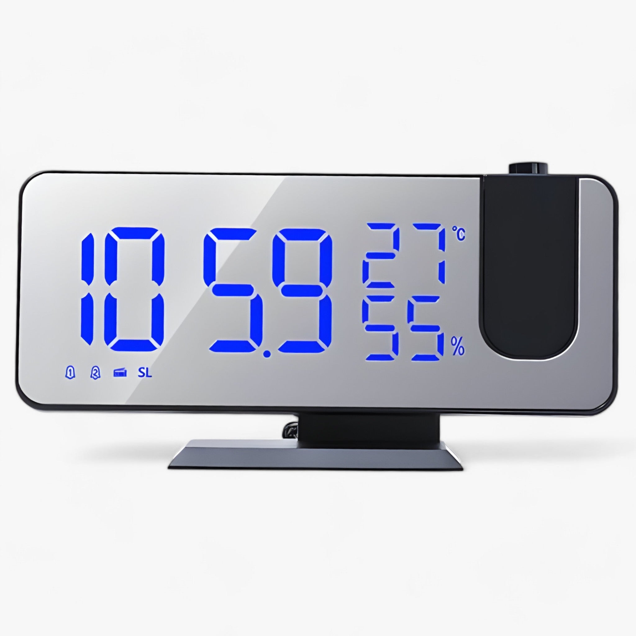 Aton | Intelligent Alarmklokke - FM Radio og LED-Display med 180° Projektion af Klokken - - gadgets - {{ product_tags }