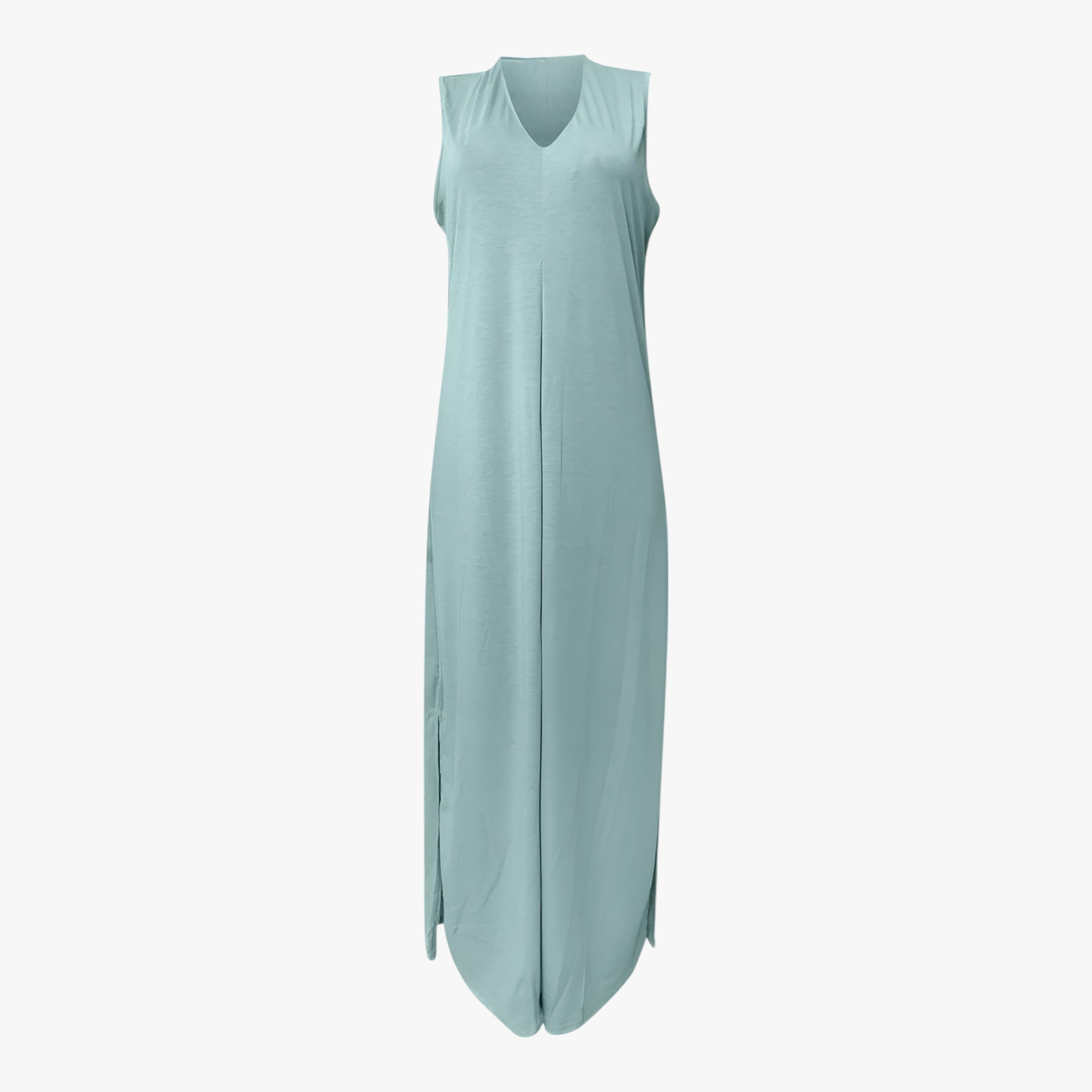 Helen | Lang kjole med gratis cardigan - Chic og komfortabel - Grøn - women's fashion - {{ product_tags }