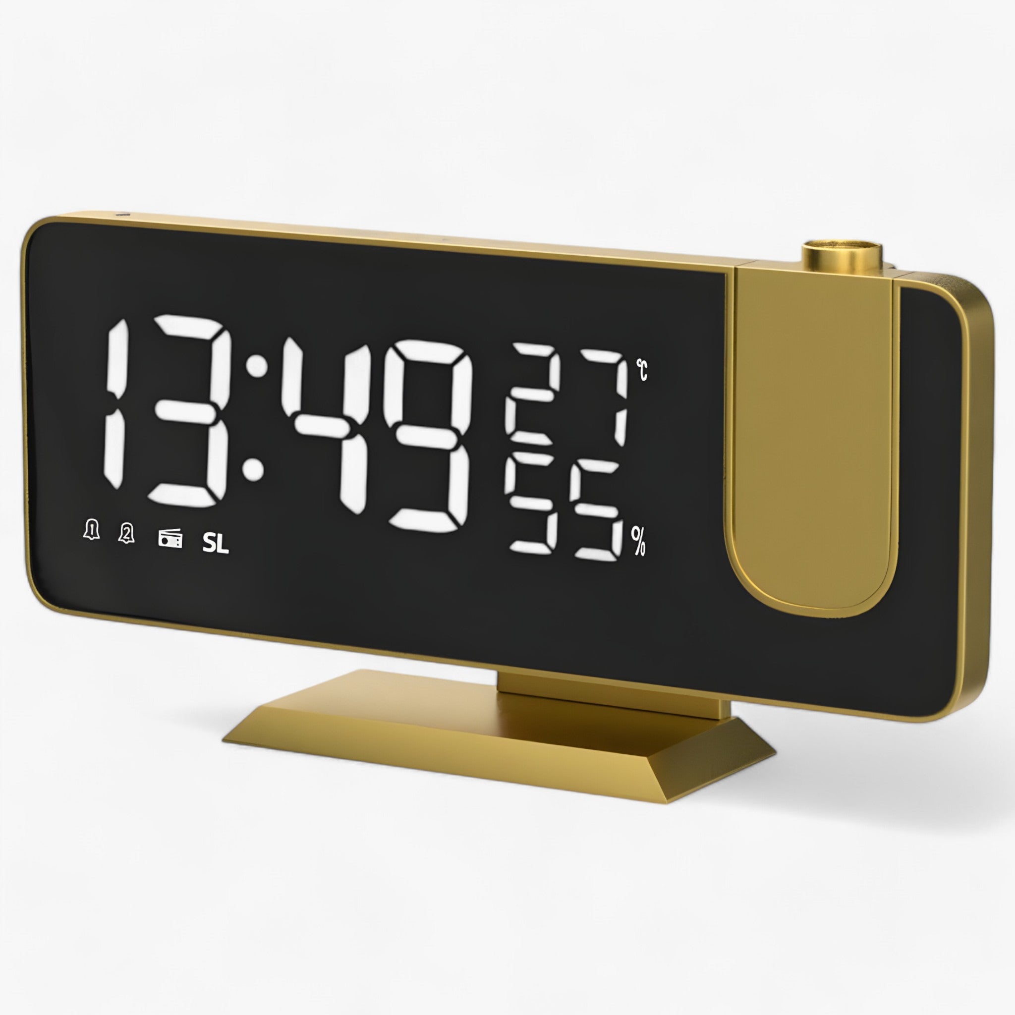 Aton | Intelligent Alarmklokke - FM Radio og LED-Display med 180° Projektion af Klokken - Oro - gadgets - {{ product_tags }