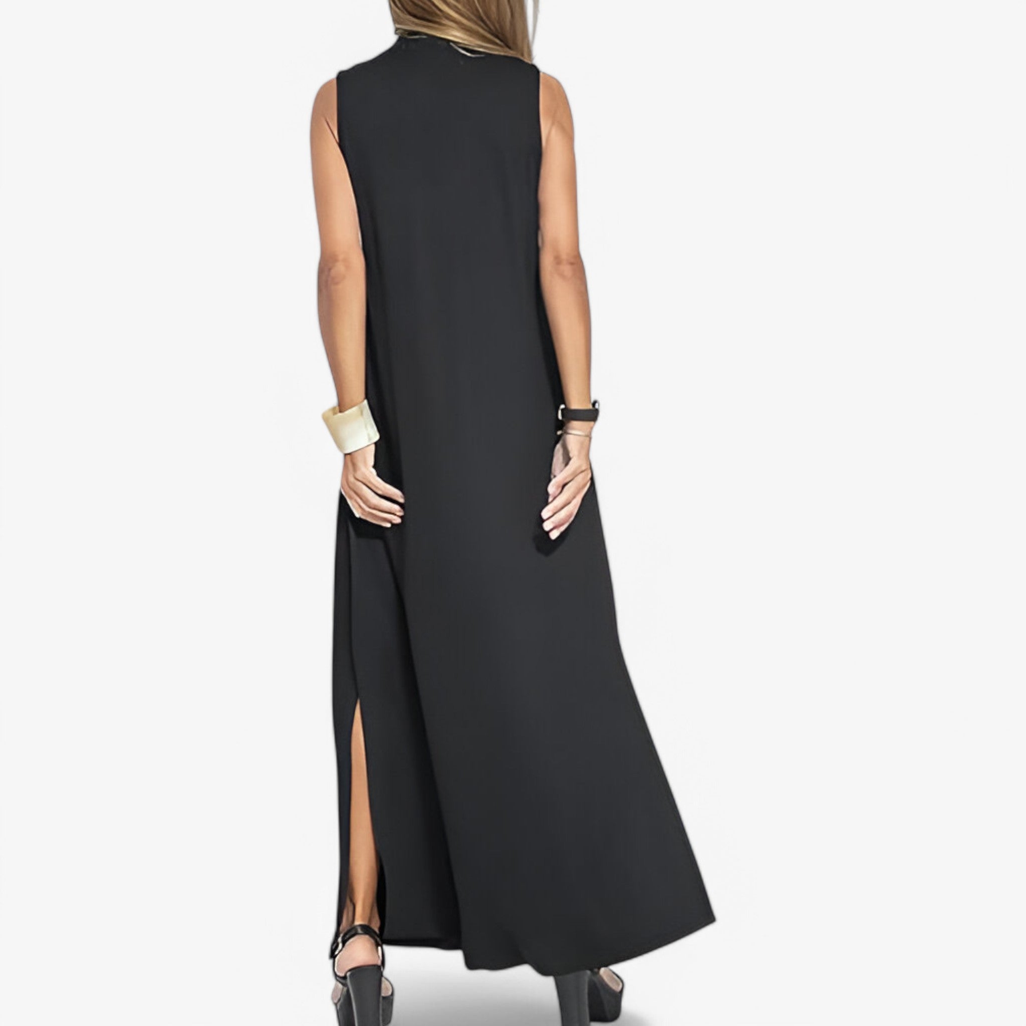 Helen | Lang kjole med gratis cardigan - Chic og komfortabel - - women's fashion - {{ product_tags }