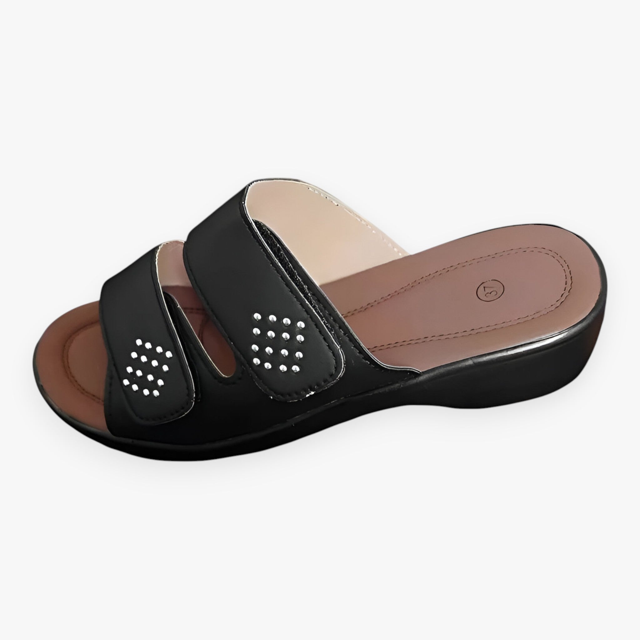 Illona | Platform sandaler – Komfort og stil kombineret - Sort - women's fashion - {{ product_tags }