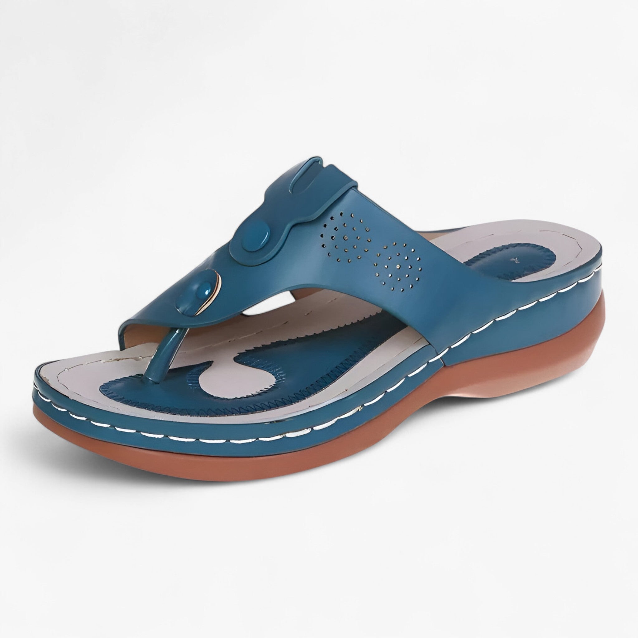 Vida | Sandaler med åbne tå - Letvægtige og elegante - Blå - shoes - {{ product_tags }