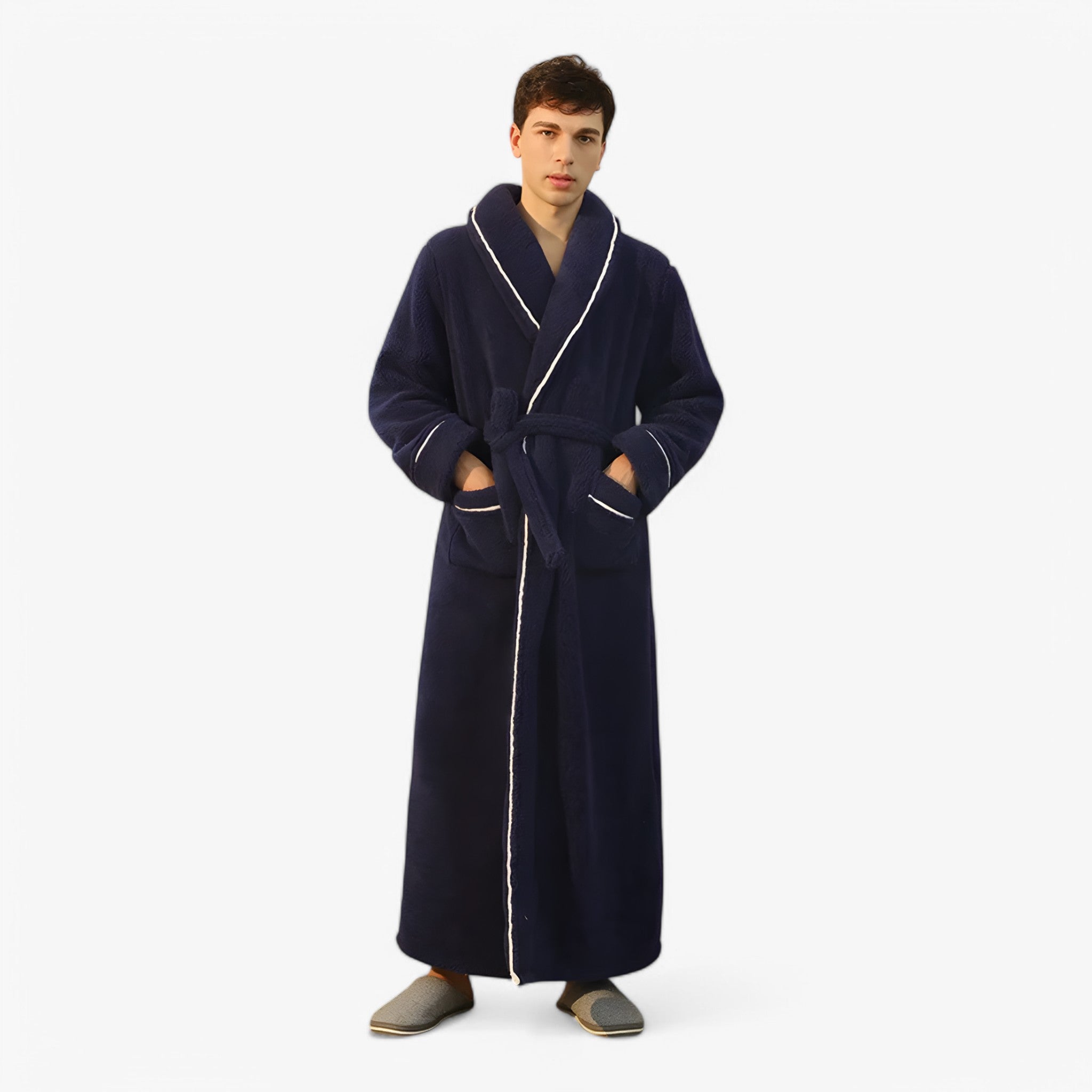 Jessy | Badekåbe - Mand mørkeblå - Jessy | Badekåbe - €25 - {{ product_tags }