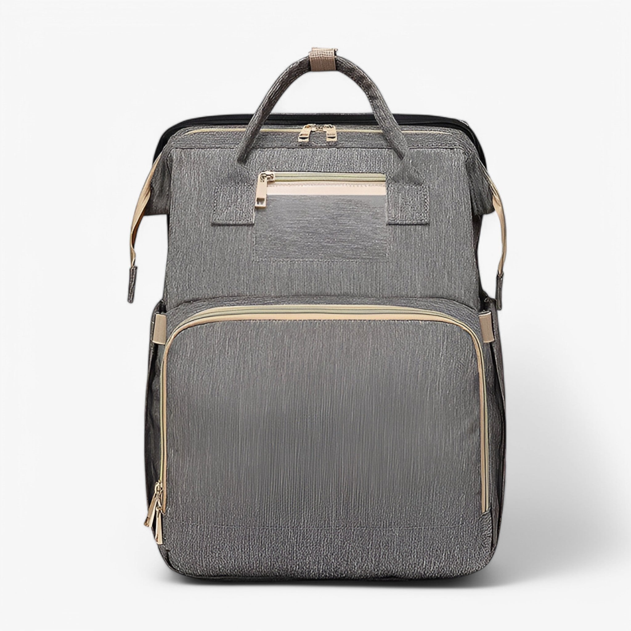 Lisa | Multifunktionelle Vikletasker med Seng - Grå - med ID-kortlomme - baby - {{ product_tags }