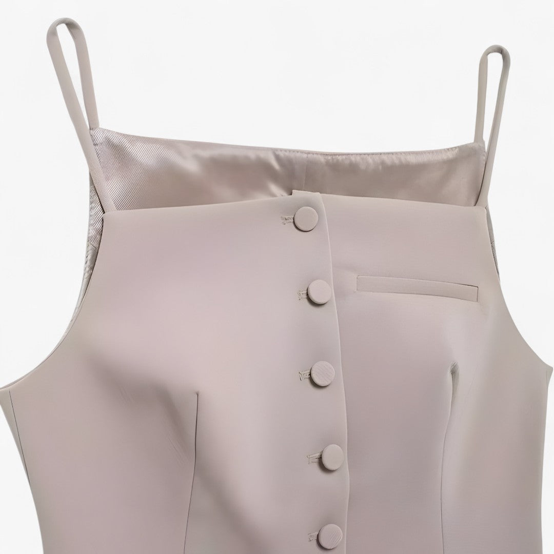 Noemi | Top corset med tynde stropper i minimalistisk stil - - women's fashion - {{ product_tags }