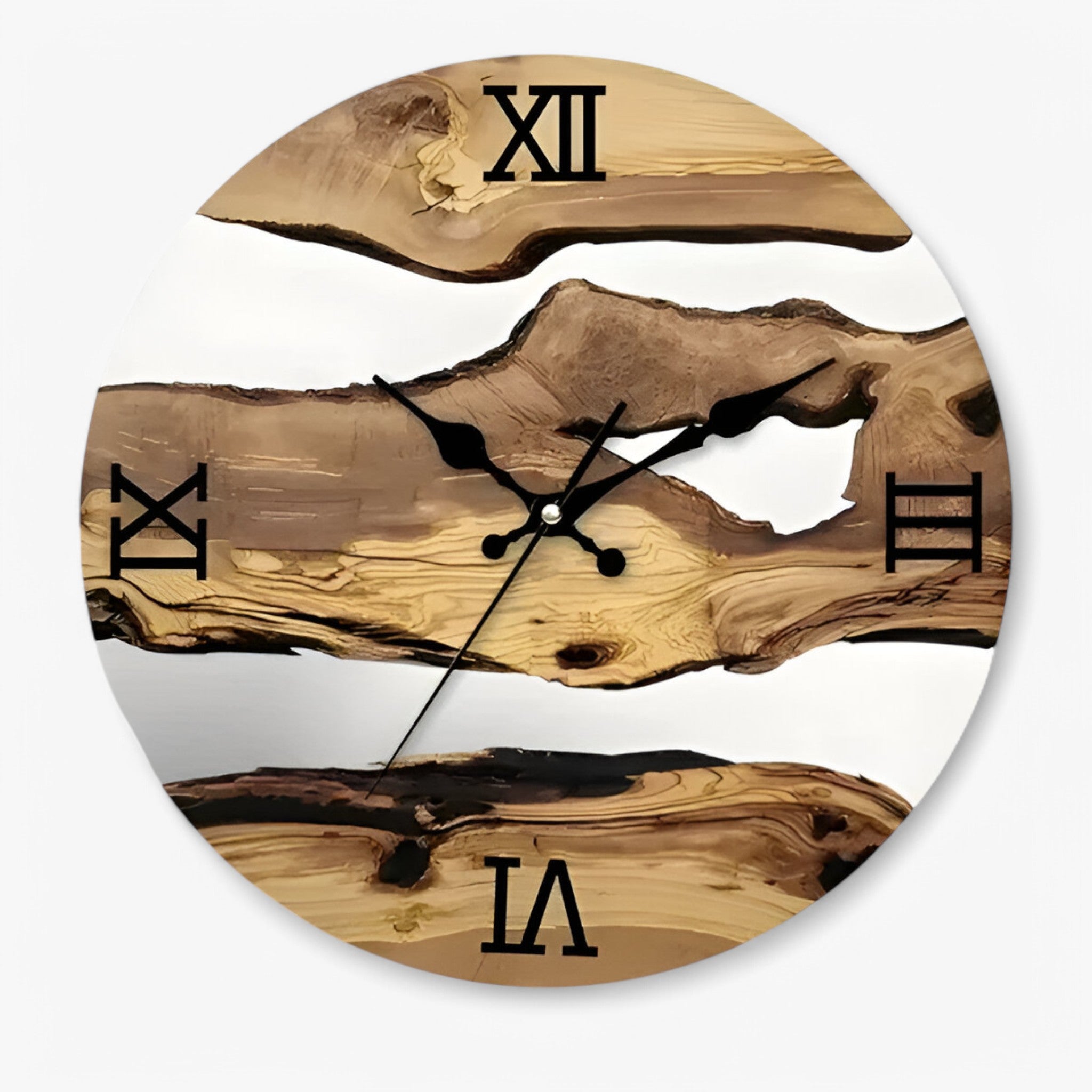 Alaric | Minimalistisk vægur med træ - - house & garden - {{ product_tags }