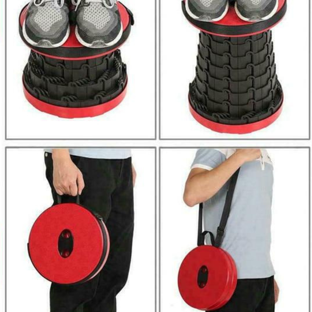 PortaFold | 2.0 Sammenklappelig taburet med 4 sædehøjder - - house & garden - {{ product_tags }