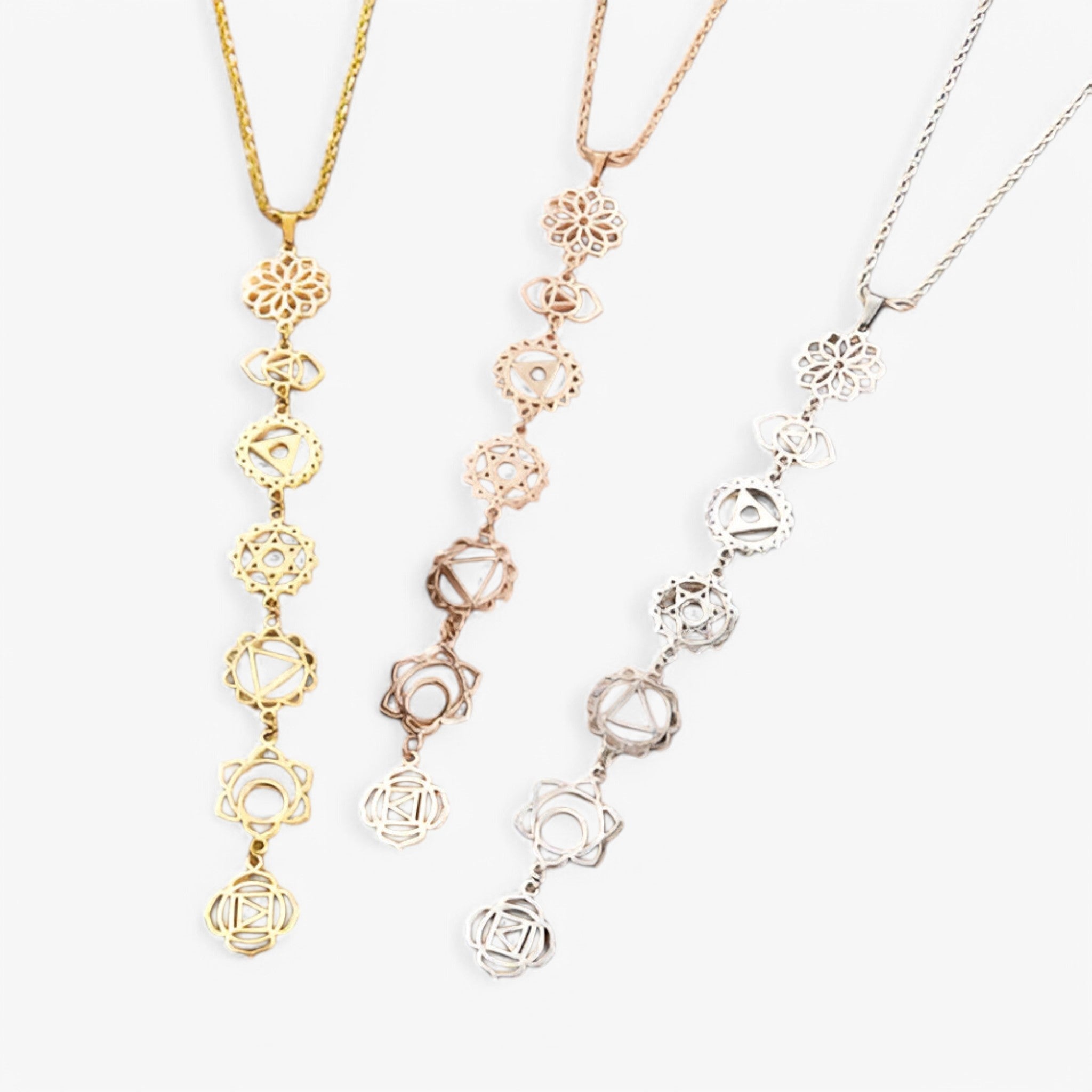 Luna | 7 Chakra Gudinde Halskæde - - Luna | 7 Chakra Gudinde Halskæde- €25 - {{ product_tags }