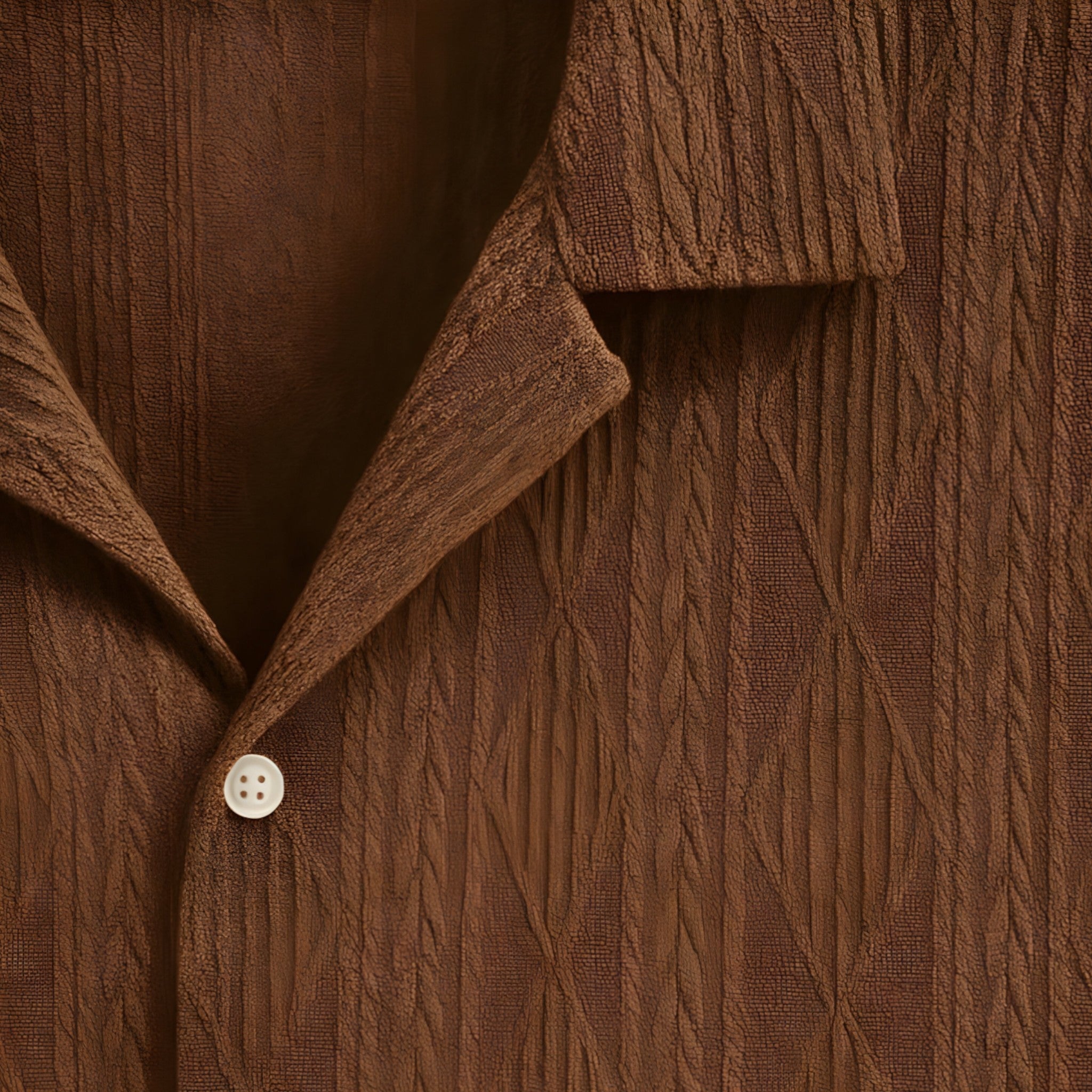 Jelo | Geometrisk Jacquard Cubansk Skjorte - - men's fashion - {{ product_tags }