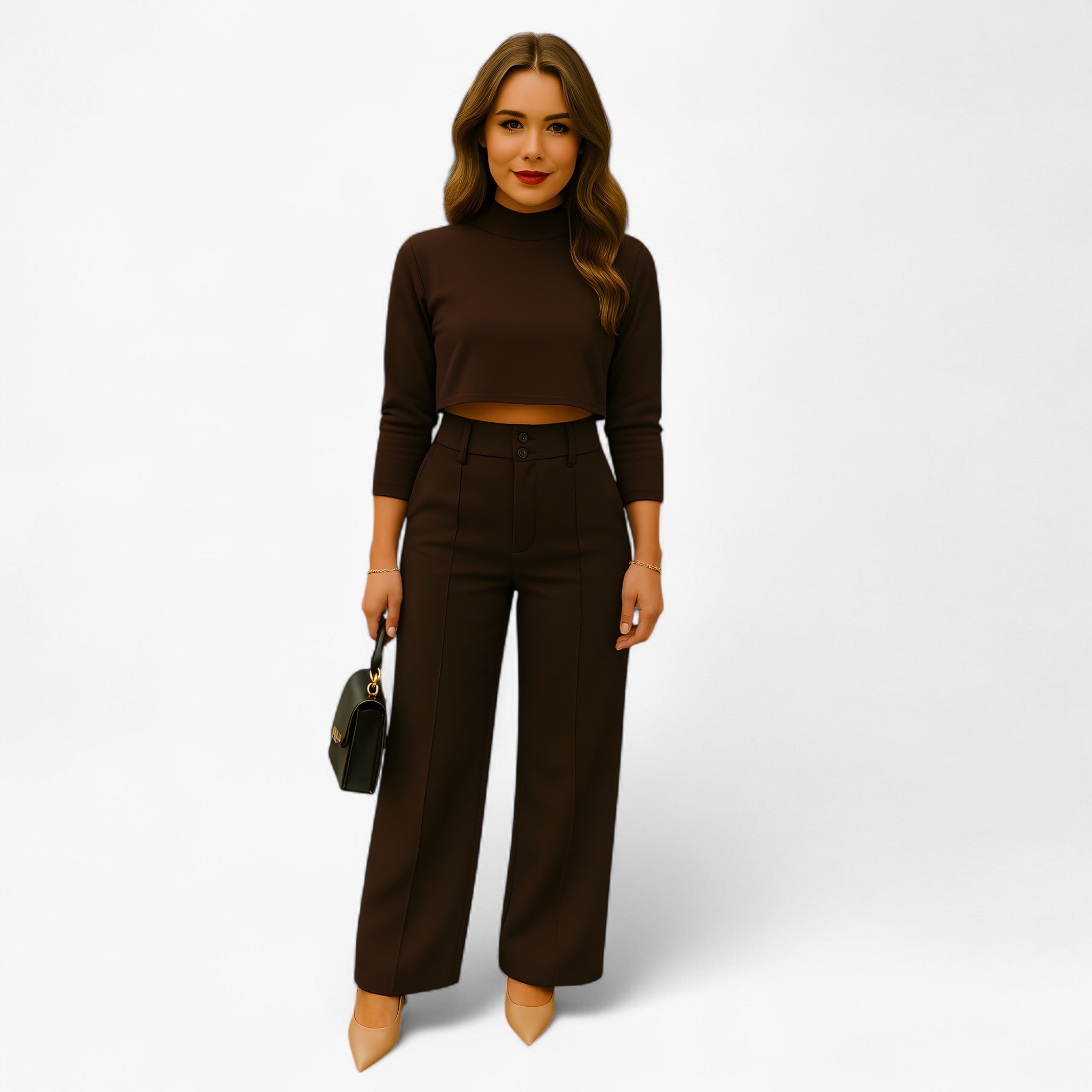 Beth | To-delt Sæt – Stil uden Besvær fra Dag til Nat - Brun - women's fashion - {{ product_tags }