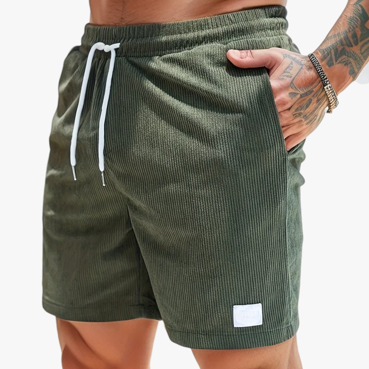 Marquis | Komfortable shorts - ideelle til afslappede dage og dynamiske aktiviteter - Militærgrøn - men's fashion - {{ product_tags }