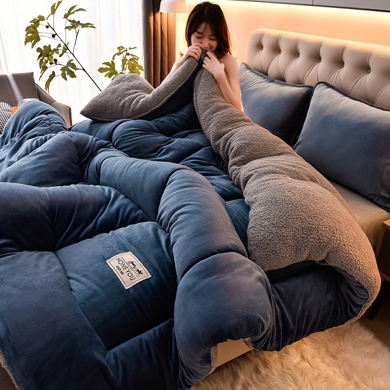 Dobbeltsidet Sherpa Fleecetæppe - Tykt & Blødt - - Home Decor - {{ product_tags }