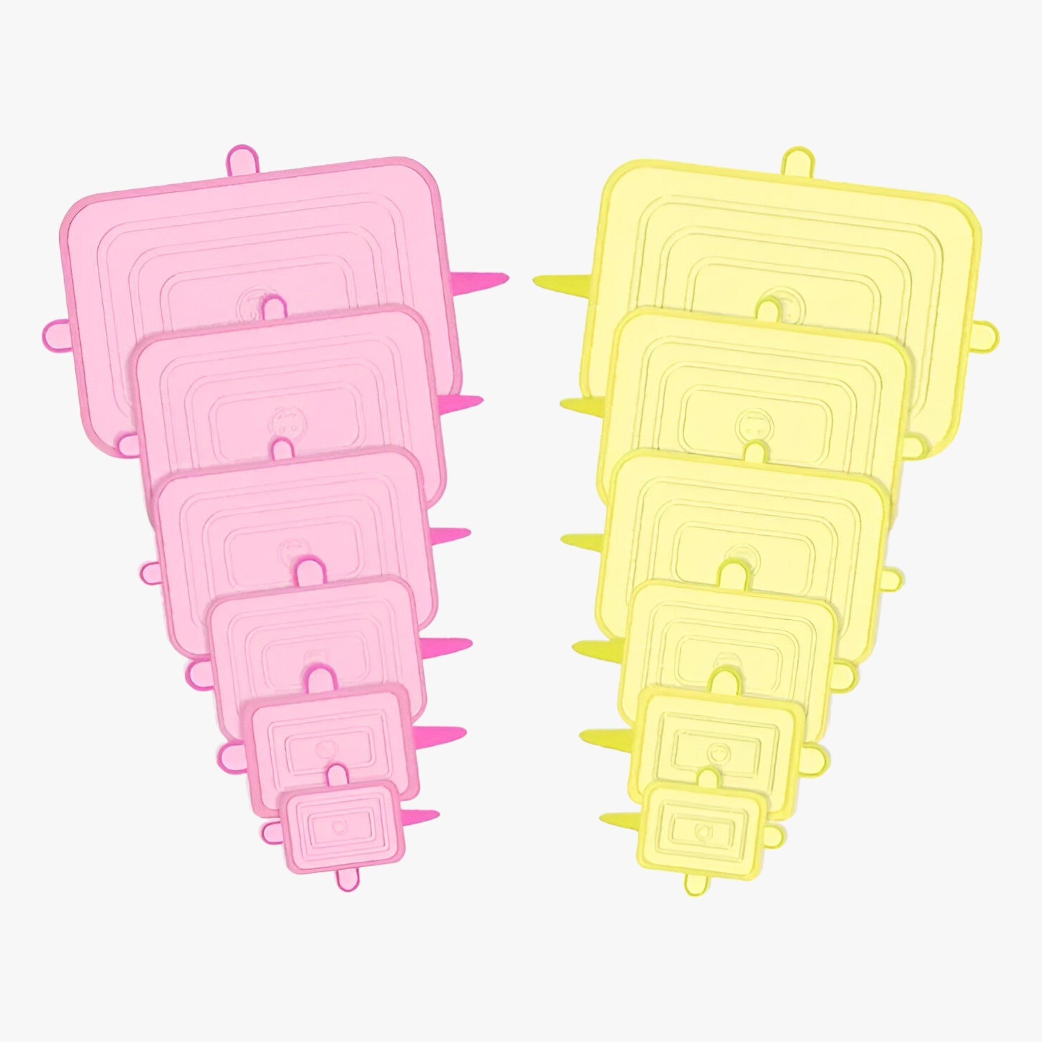 12 stk Silikone Dæk | Bæredygtige, genanvendelige maddække - Sæt 6 - house & garden - {{ product_tags }