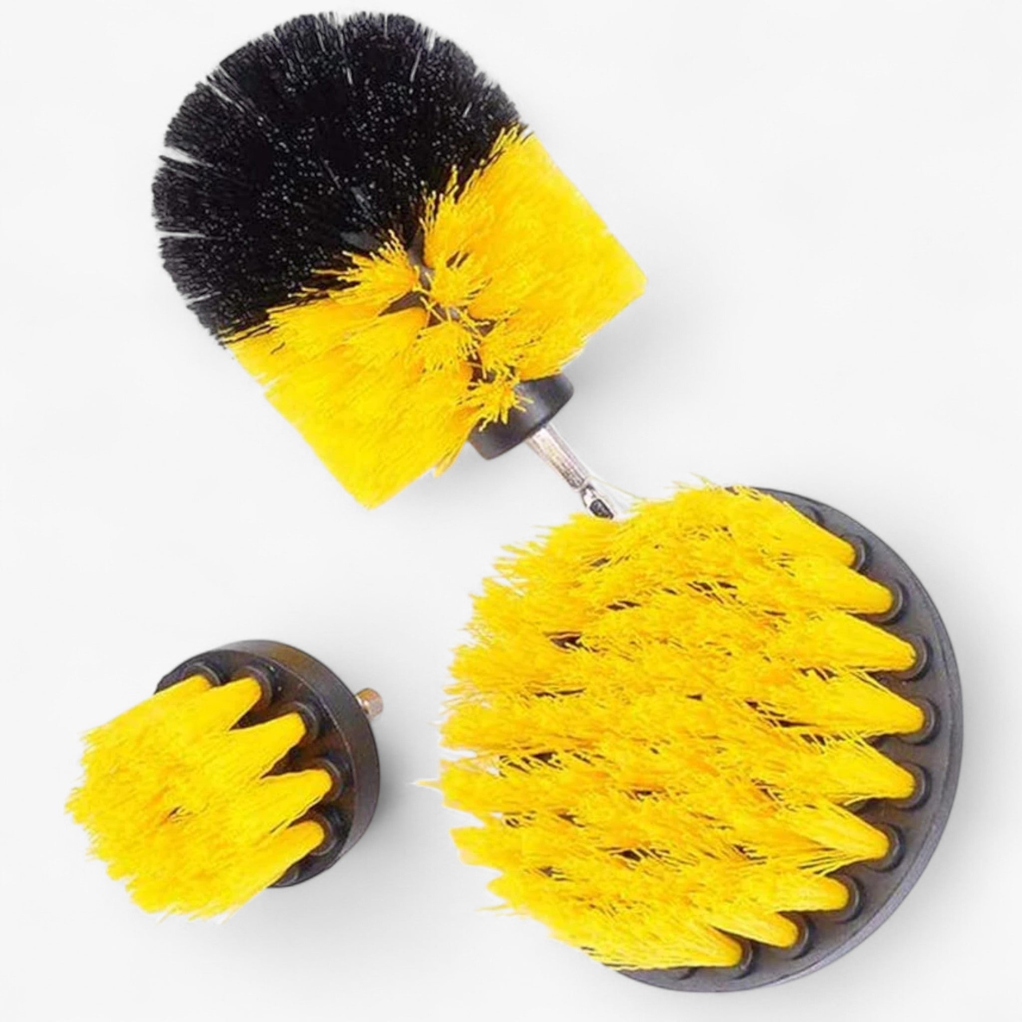 Sæt med 3 kraftige borbørster - Gul - house & garden - {{ product_tags }