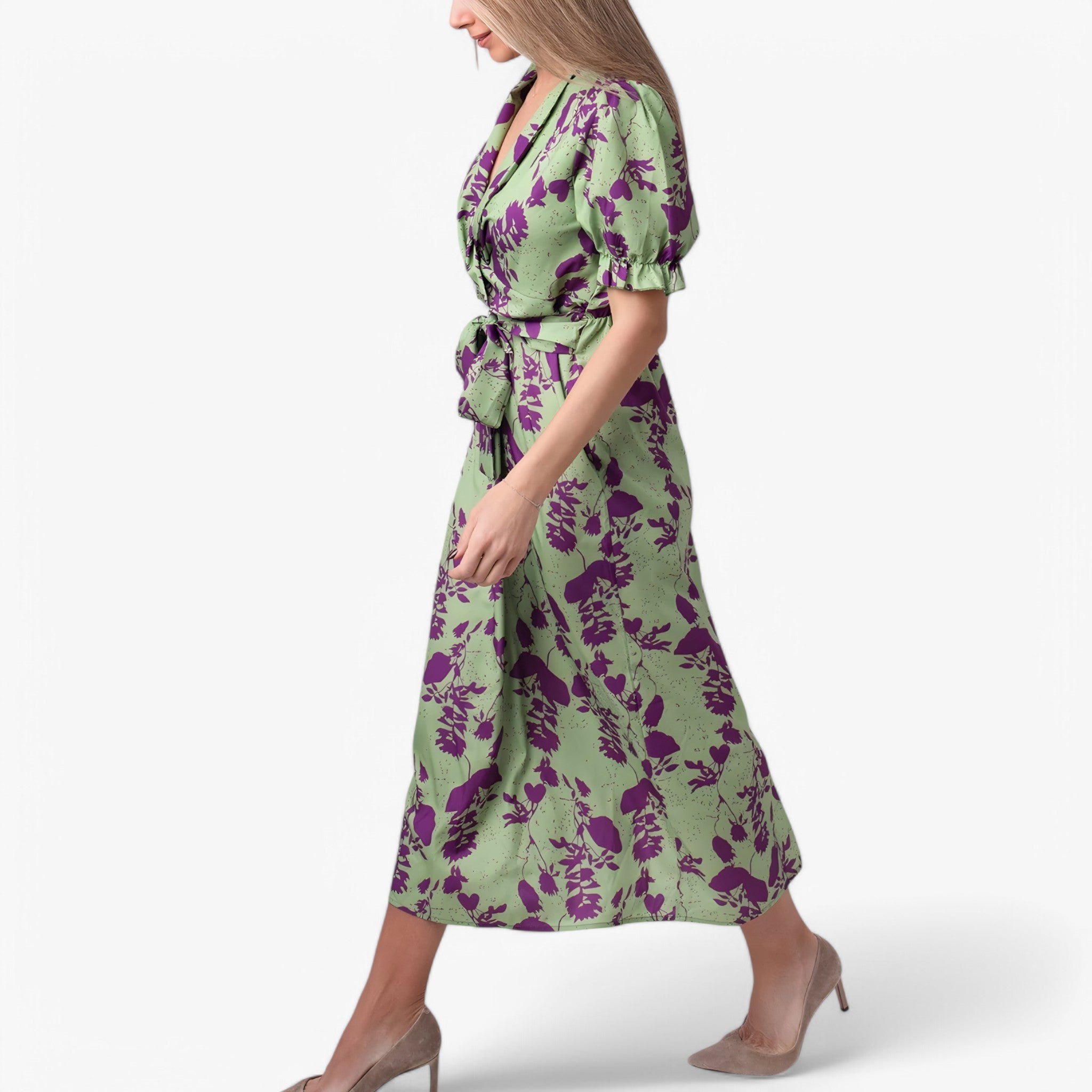 Amara | Blomsterkjole - Elegant og feminin - - women's fashion - {{ product_tags }