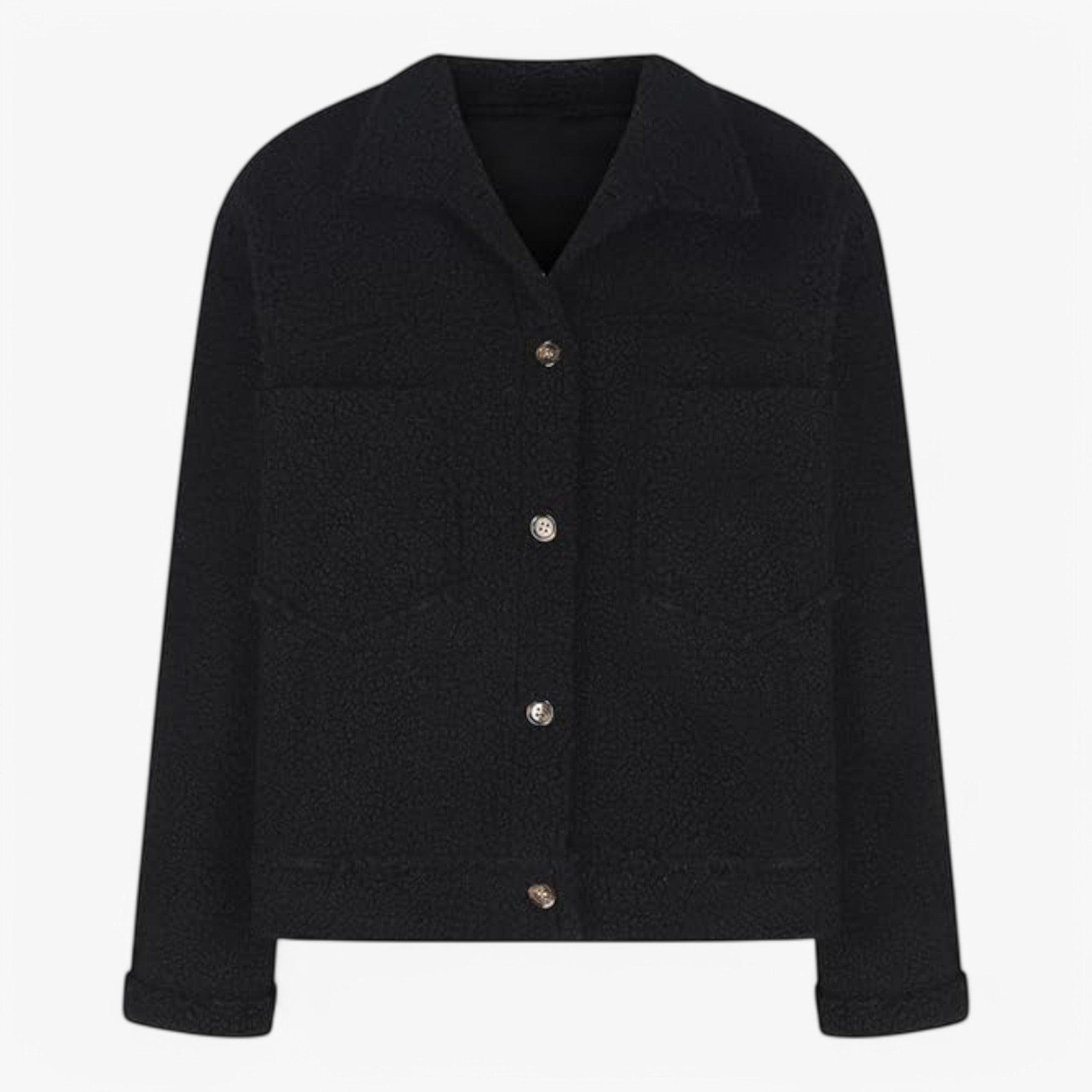 Aria | Uldjakke - hyggelig og elegant - Sort - Aria | Uldjakke - hyggelig og elegant - €25 - {{ product_tags }