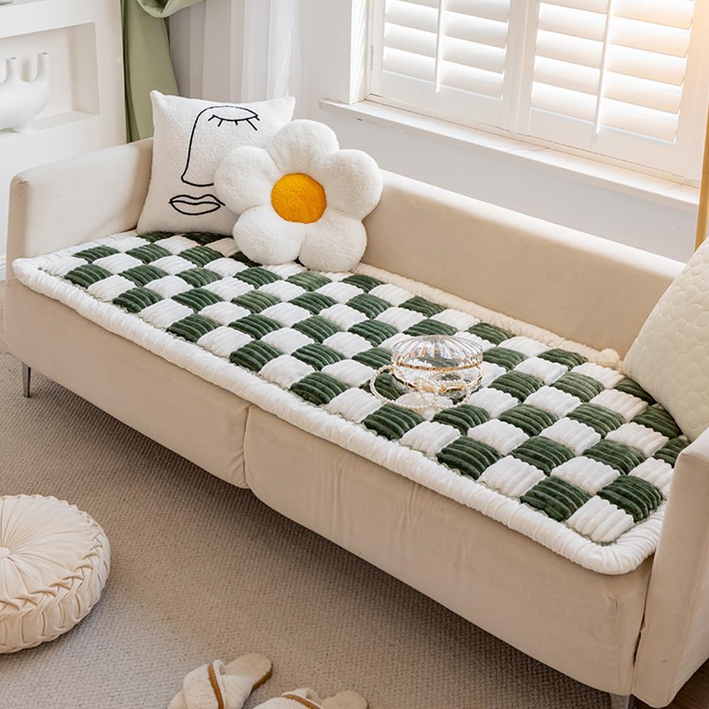 CouchProtect® | Ultimativ Sofabeskyttelse til et Langvarigt Luksuriøst Udseende - Grøn Ternet - house & garden - {{ product_tags }