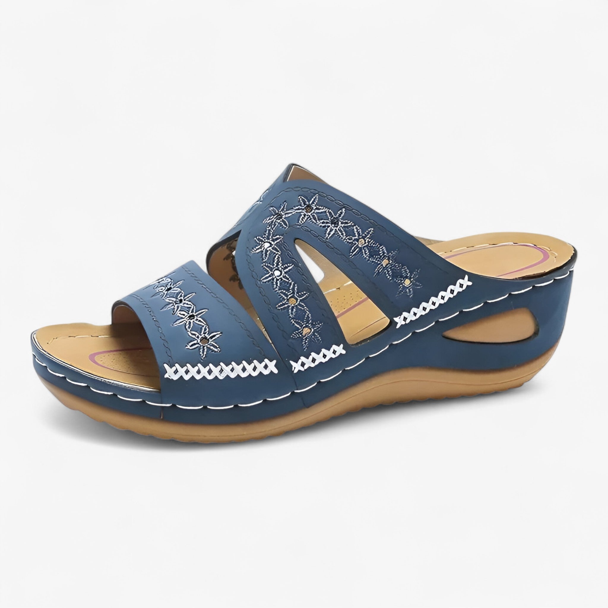 Jade | Sandaler til Damer - Elegant og Komfortabel Pasform - Mørkeblå - women's fashion - {{ product_tags }