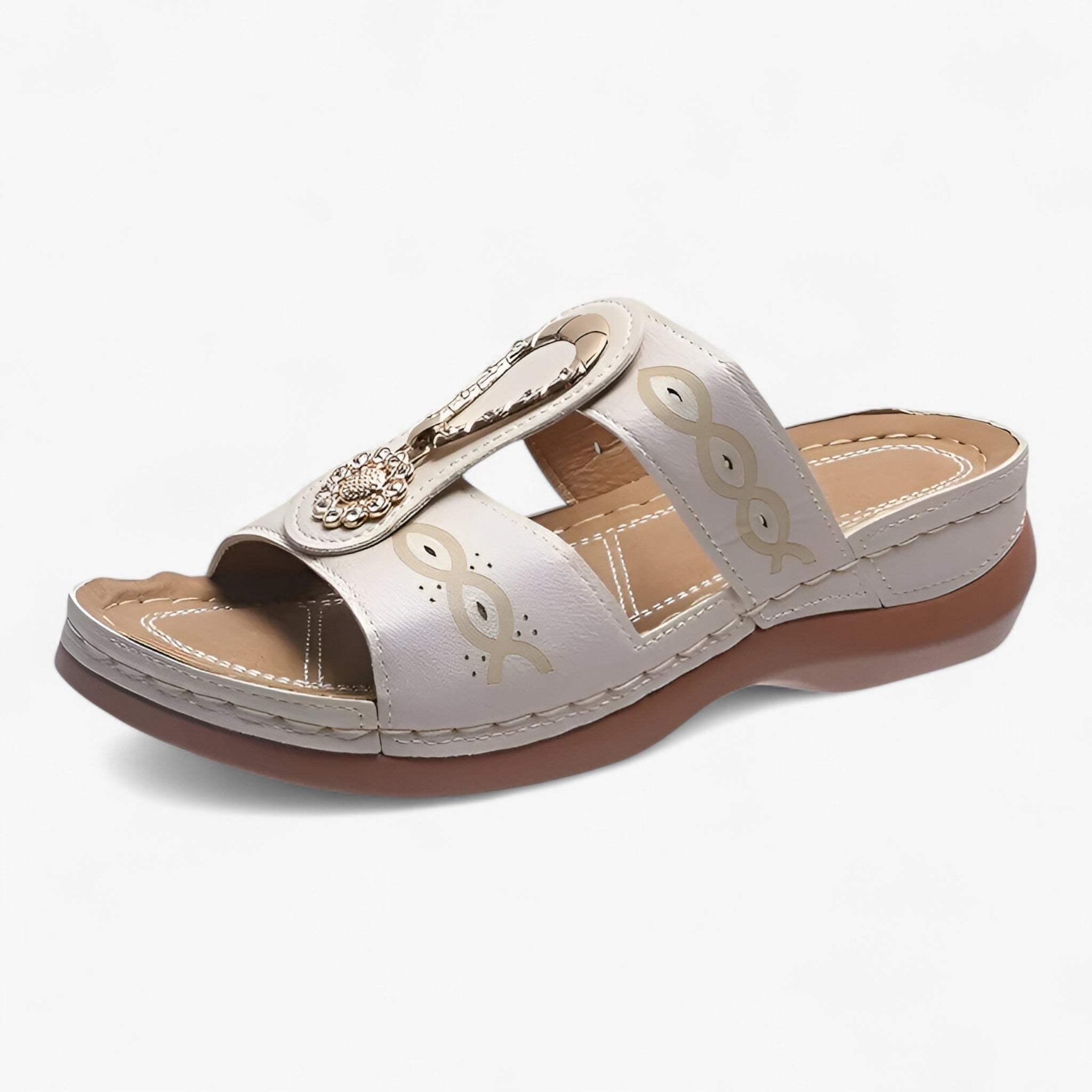 Jessa | Sandaler Til Kvinder - Se Trendy og Stilfuld Udgivelse - Beige - women's fashion - {{ product_tags }