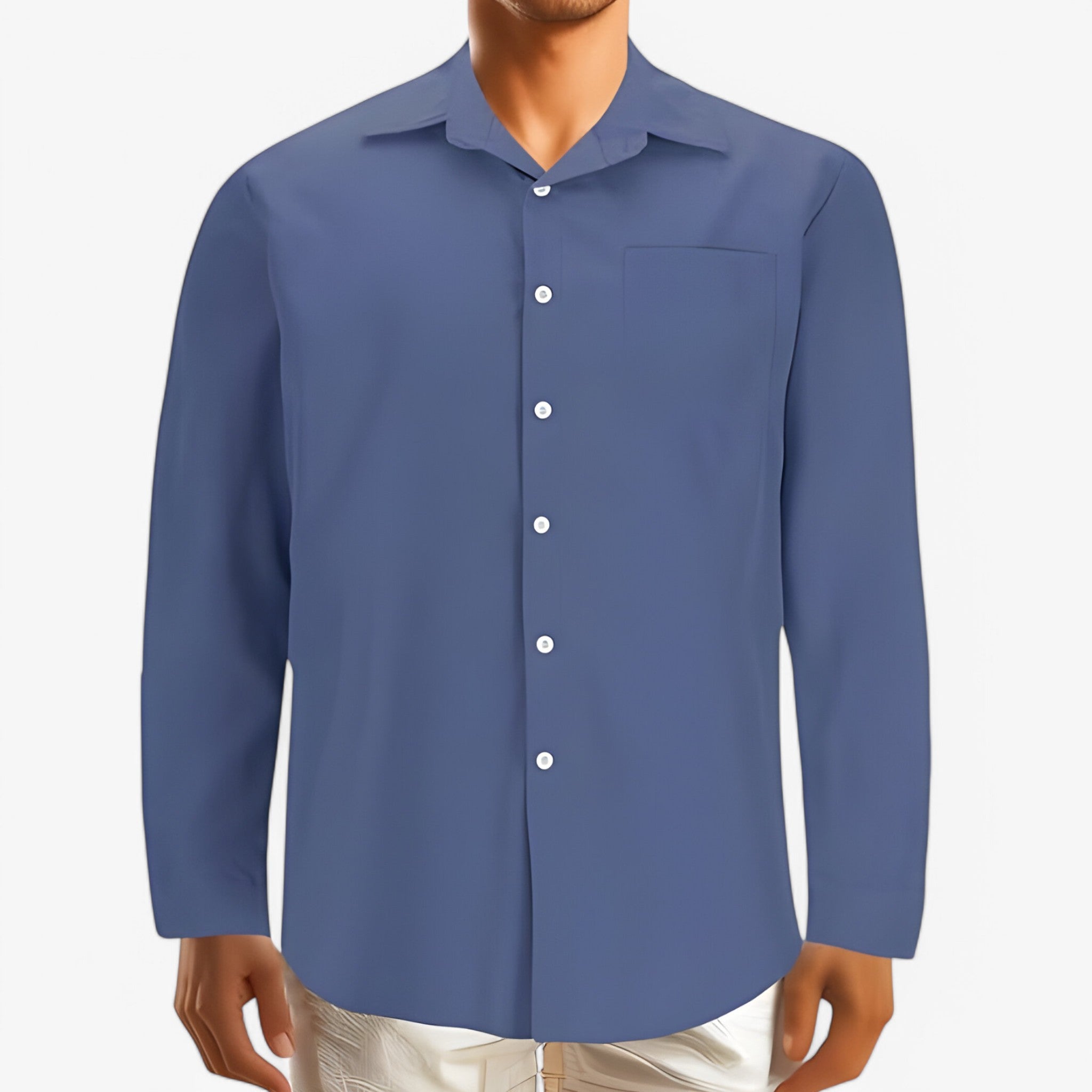 Kaspar - Katoonen skjorte - Lyseblå - men's fashion - {{ product_tags }
