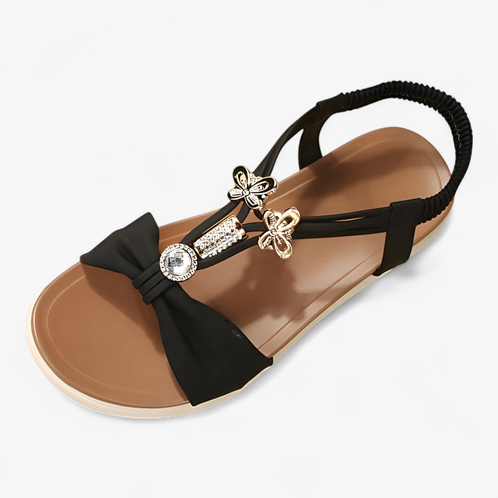 Annalisa | Bohèmes sandaler – Chic og komfortable - Sort - women's fashion - {{ product_tags }