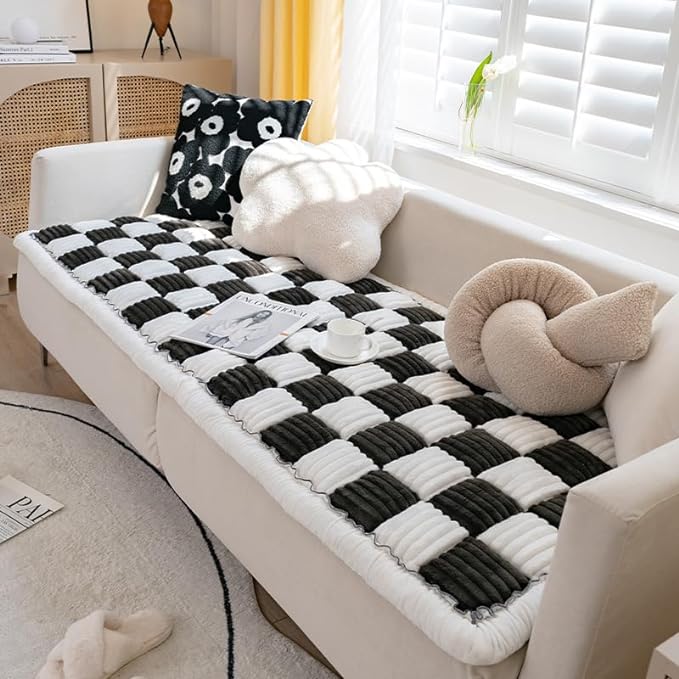 CouchProtect® | Ultimativ Sofabeskyttelse til et Langvarigt Luksuriøst Udseende - Sort Ternet - CouchProtect® | Ultimativ Sofabeskyttelse til et Langvarigt Luksuriøst Udseende- €25 - {{ product_tags }