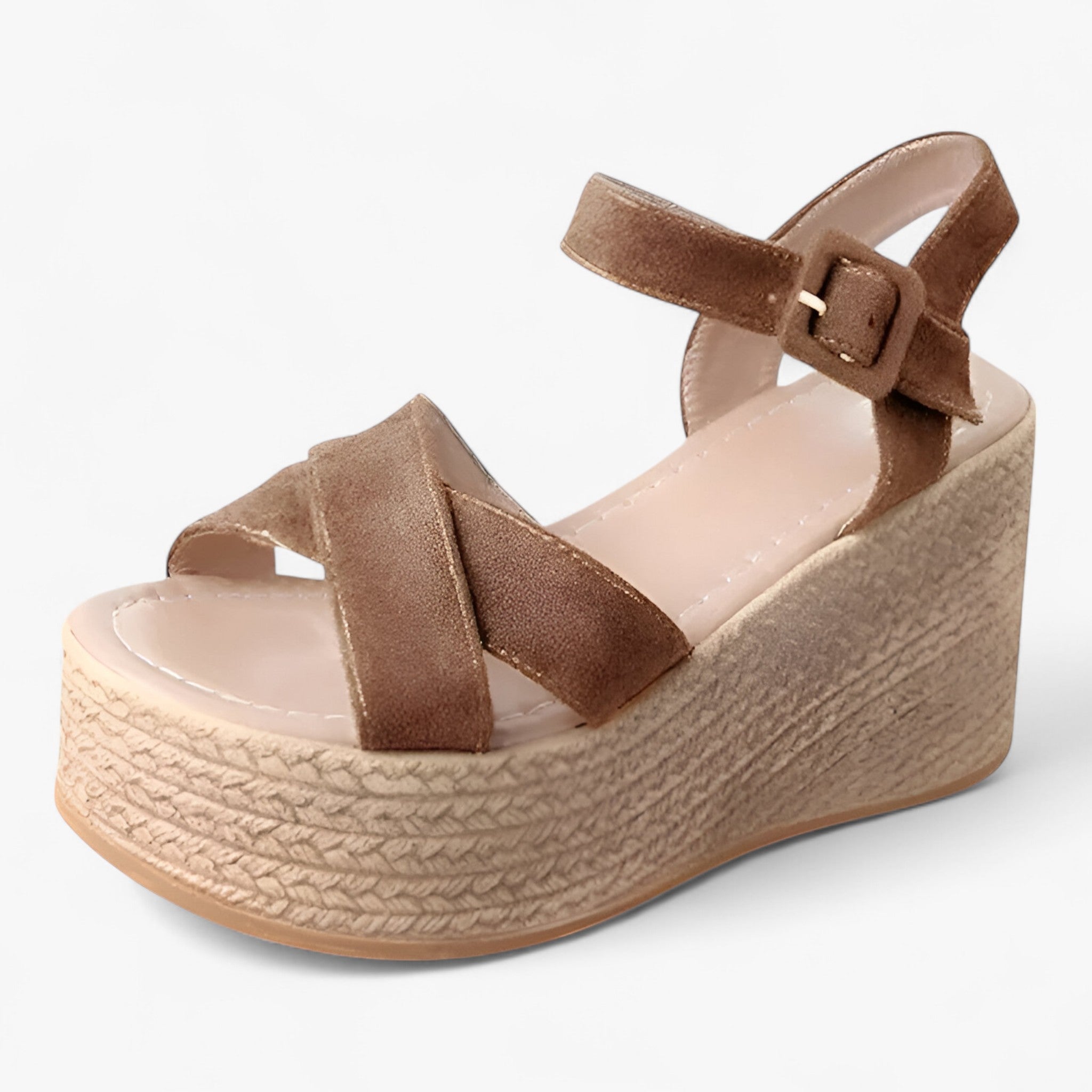 Iris | Hæle sandals – Stilfulde og komfortable - Brun - women's fashion - {{ product_tags }