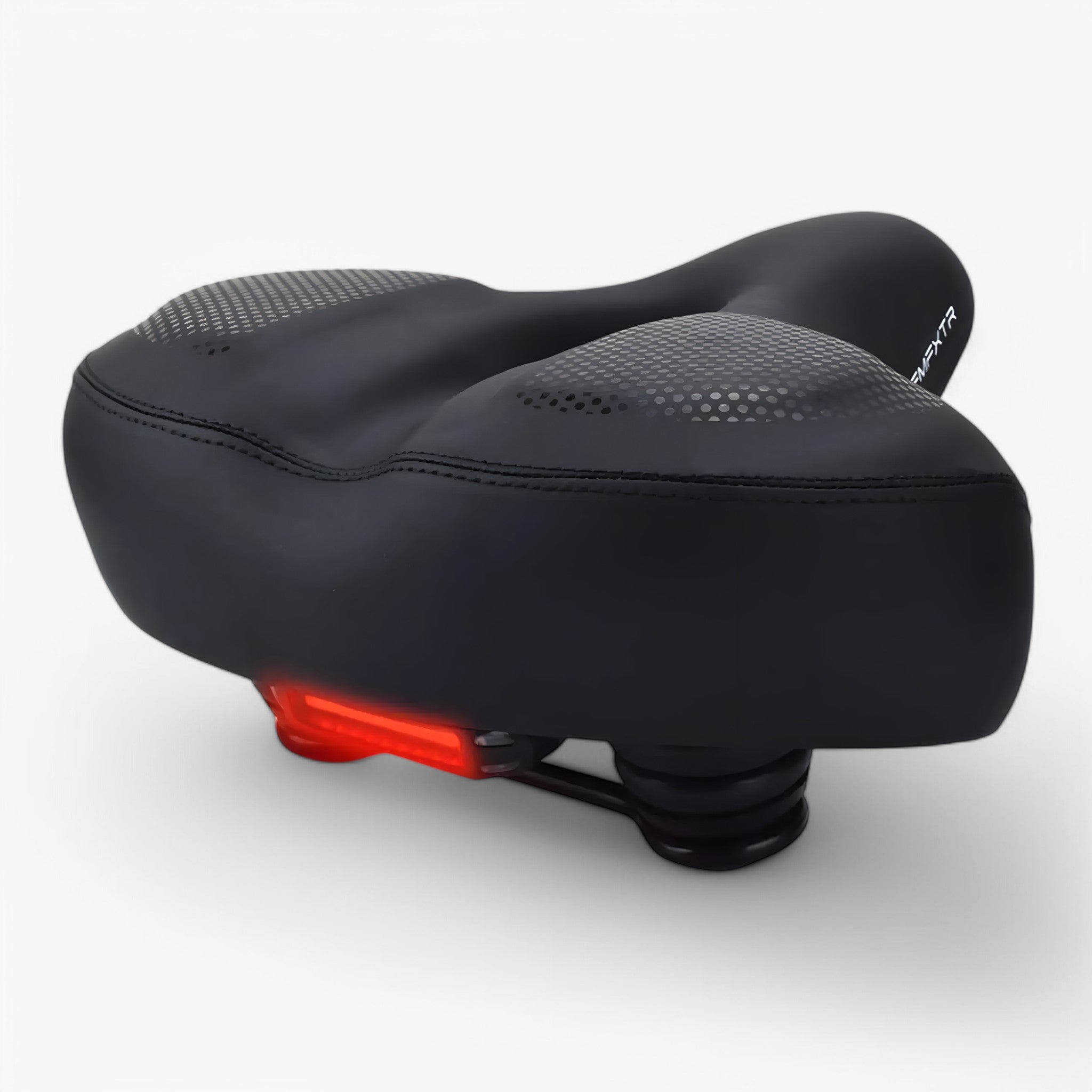 Juros cykelsadelpude | Komfortable cykelsadler - Sort med baglygter - other - {{ product_tags }