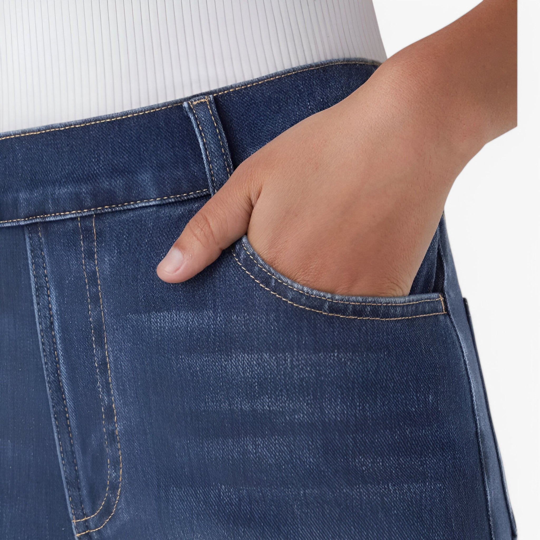Nina | Bukser med høj talje - Strækbare & Behagelige - - women's fashion - {{ product_tags }