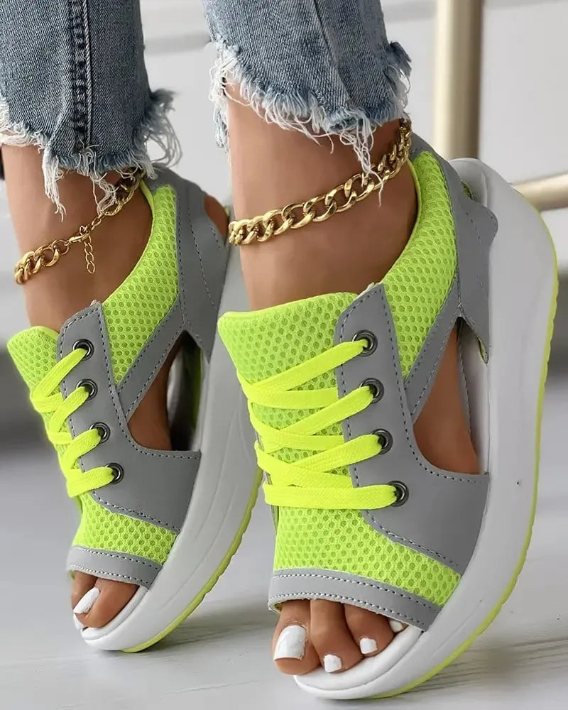 Elin | Komfortable damesneakers - Perfekte sko til stilfulde og komfortable dage - Grøn - Elin | Komfortable damesneakers - Perfekte sko til stilfulde og komfortable dage - €25 - {{ product_tags }