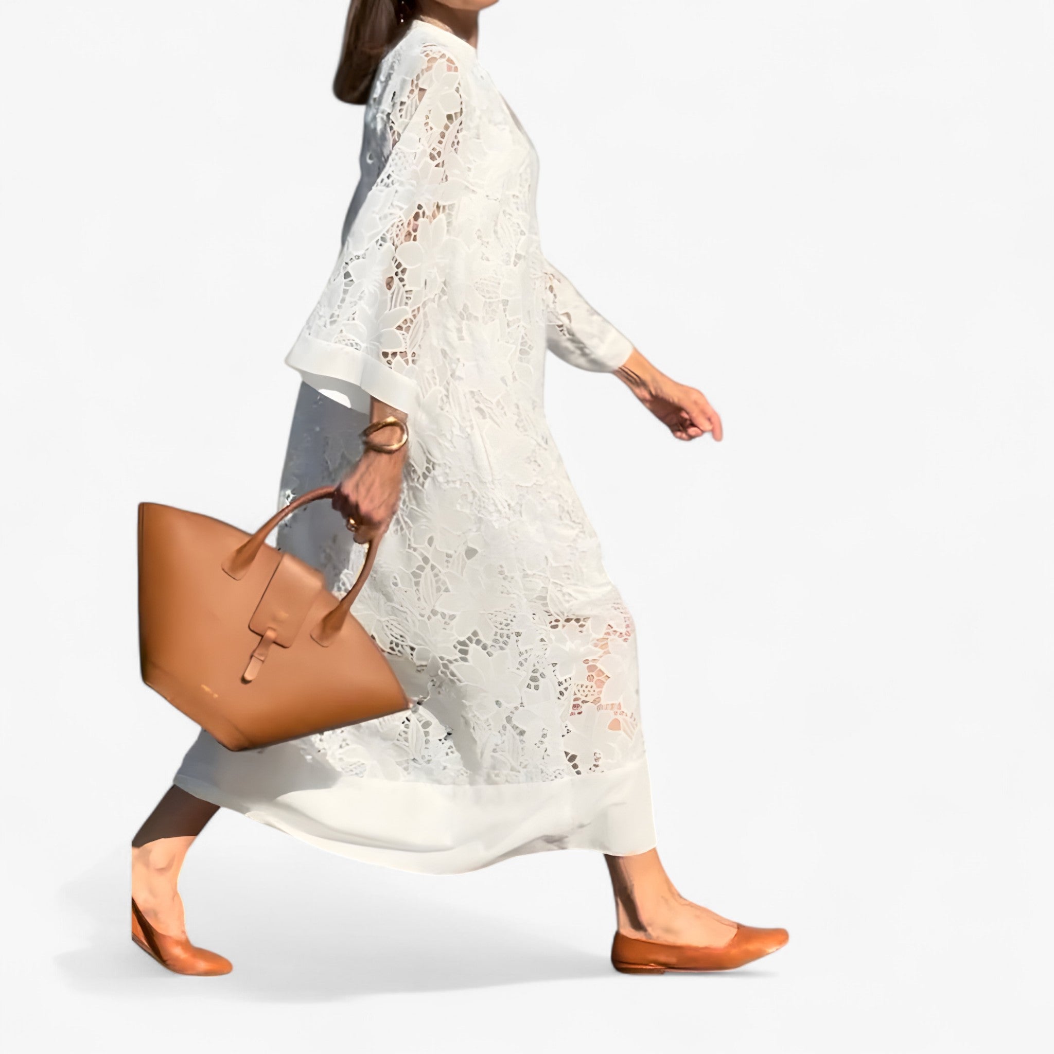 Vicky | Elegant Kjole i Blonde - - women's fashion - {{ product_tags }