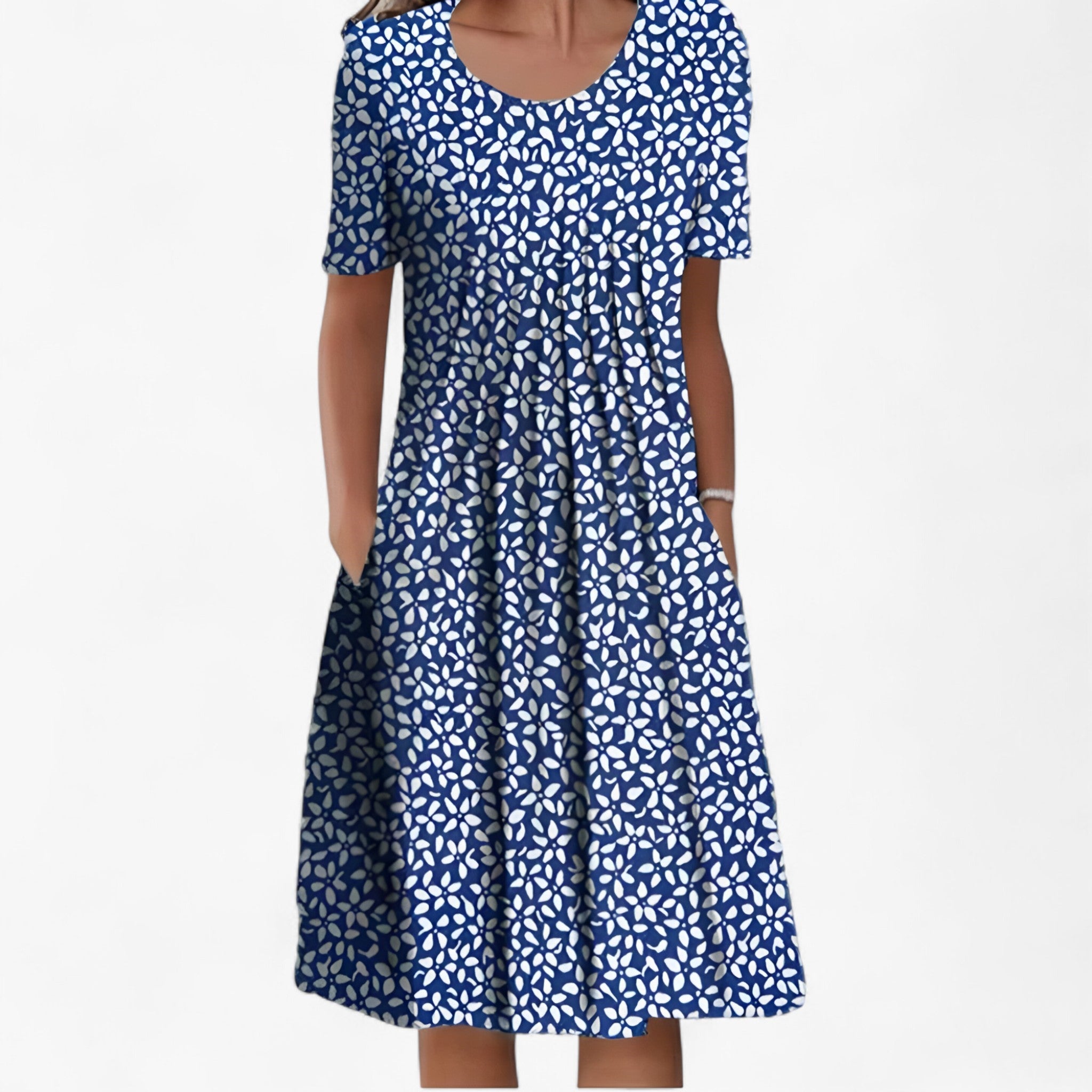 Valentina | Elegant Kjole - Lyseblå - women's fashion - {{ product_tags }