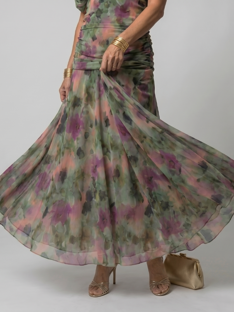 Lina & Emma™ | Flow midi kjole