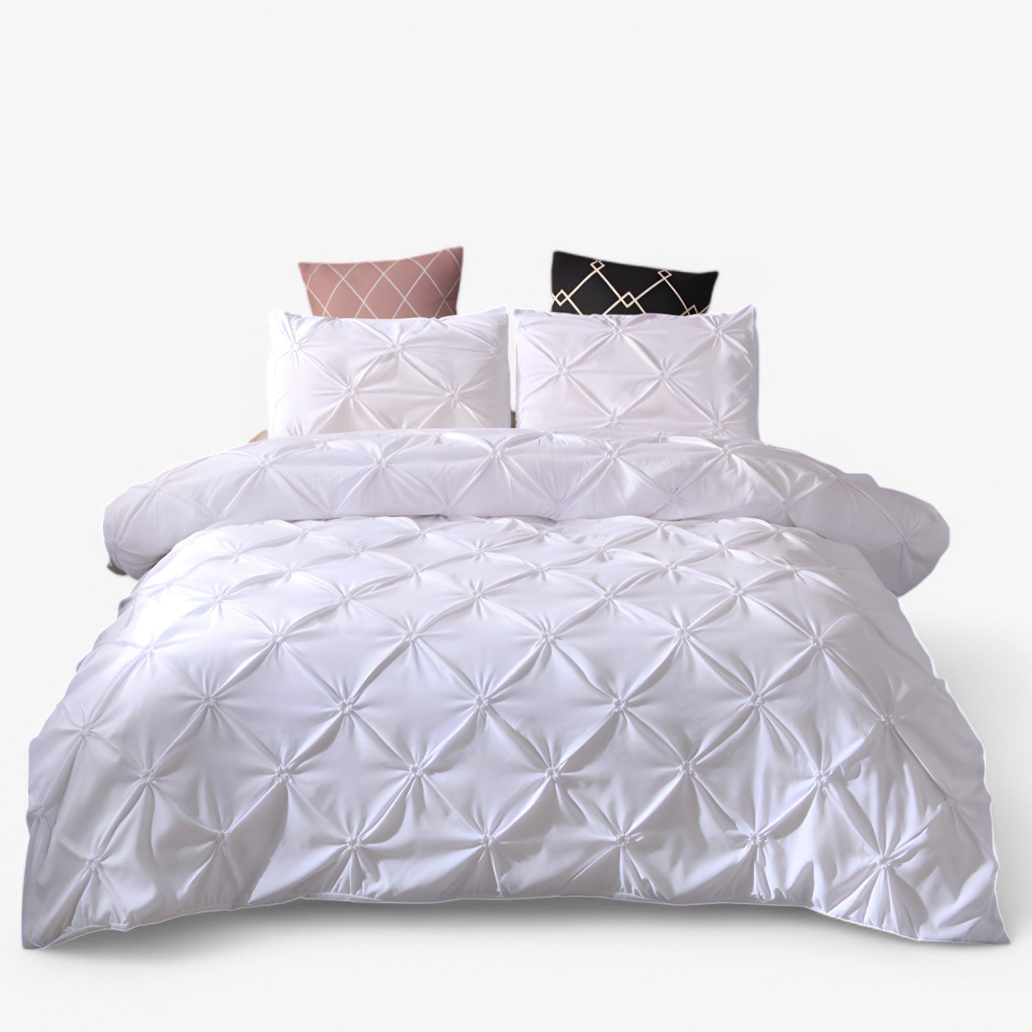 Orin | Luksus Sengetøj i Strygefri, Letplejet Stof - Hvid - house & garden - {{ product_tags }