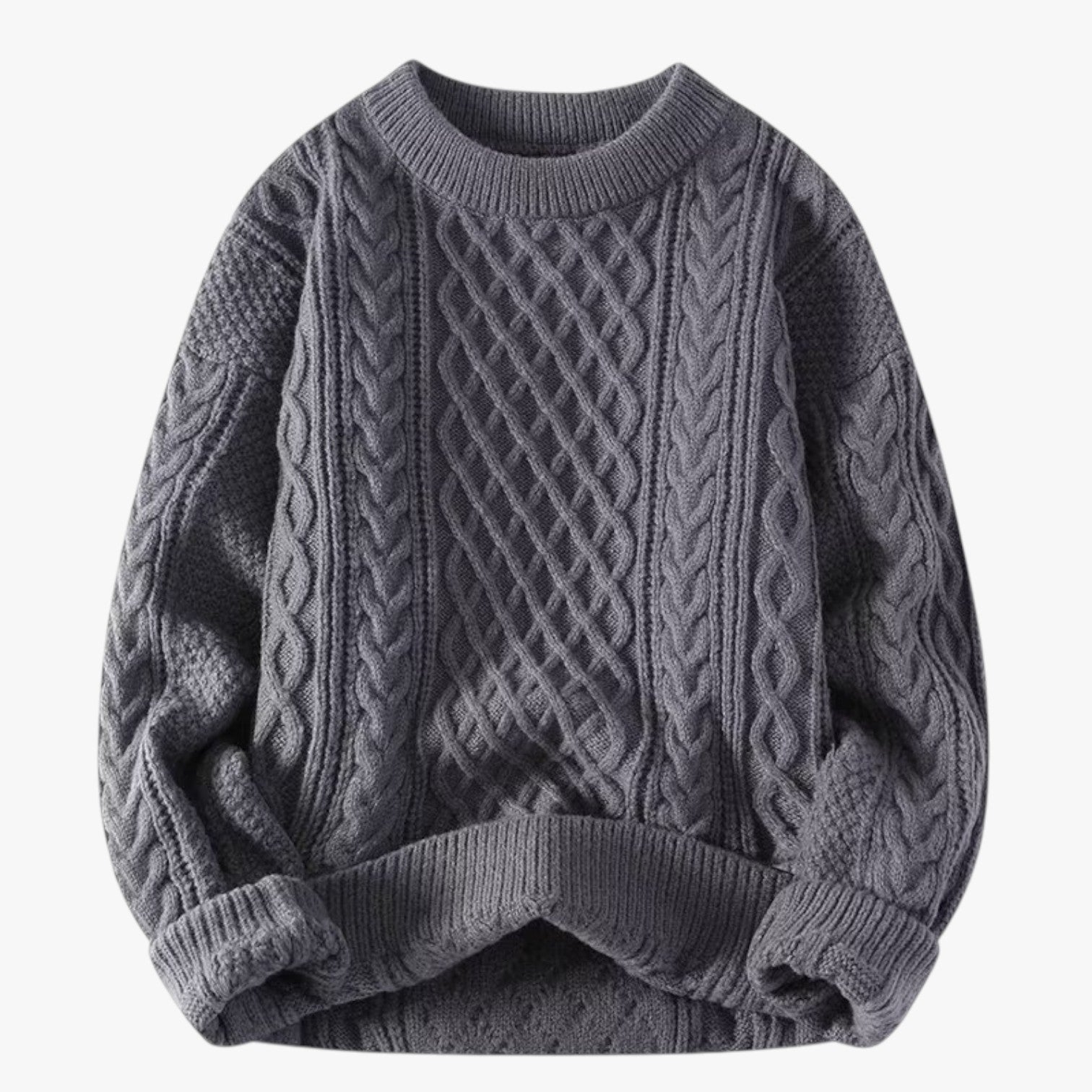 Victoria | Bluse i blødt uld til kvinder: varme og stil uden besvær - Grå - Victoria | Bluse i blødt uld til kvinder: varme og stil uden besvær - €25 - {{ product_tags }