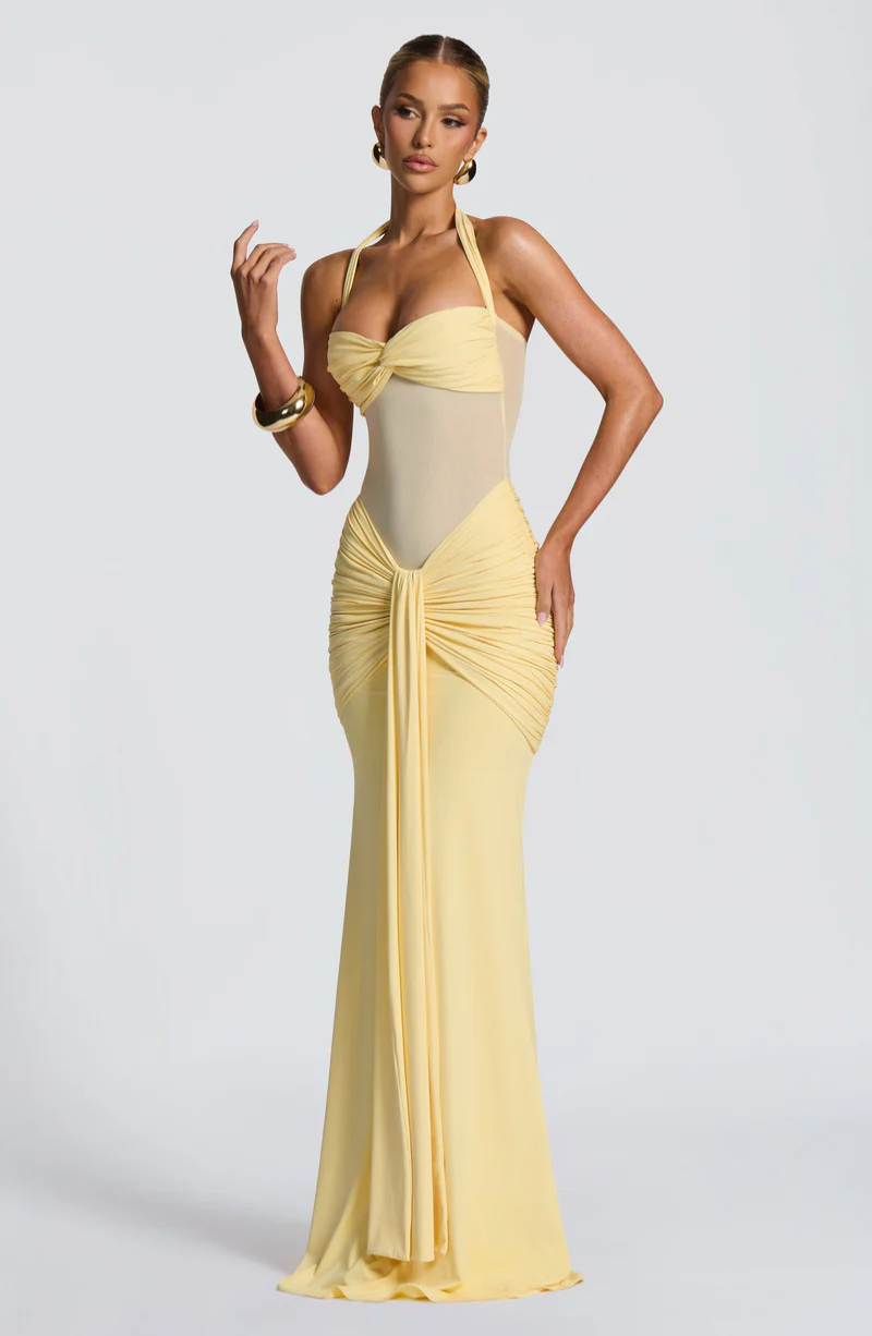 Birgit | Kvinder's Siren Hourglass Gown - Alluring Silhouette Evening Kjole