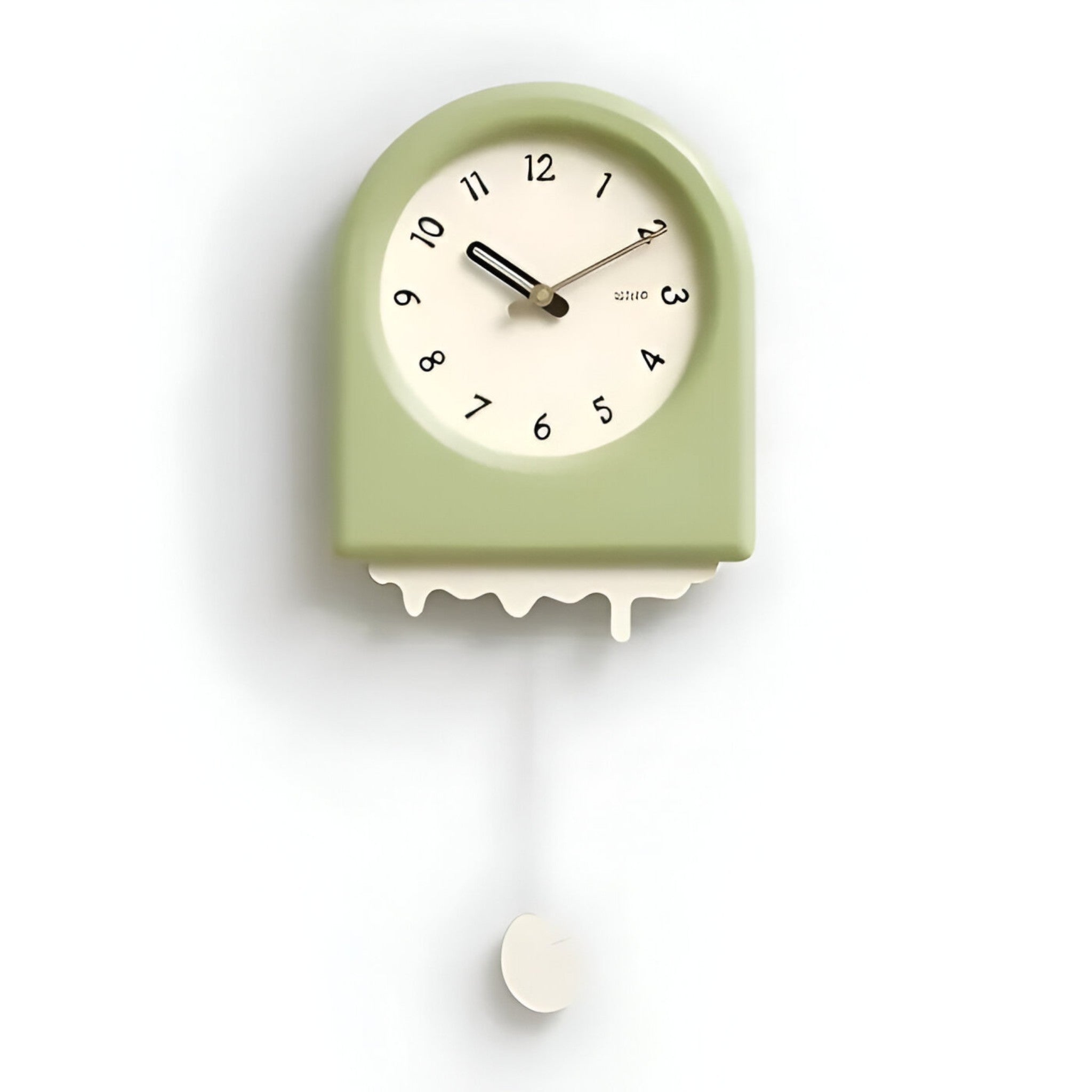 Thomas | Moderne vægpendulur i stilrent design - Grøn - watches - {{ product_tags }