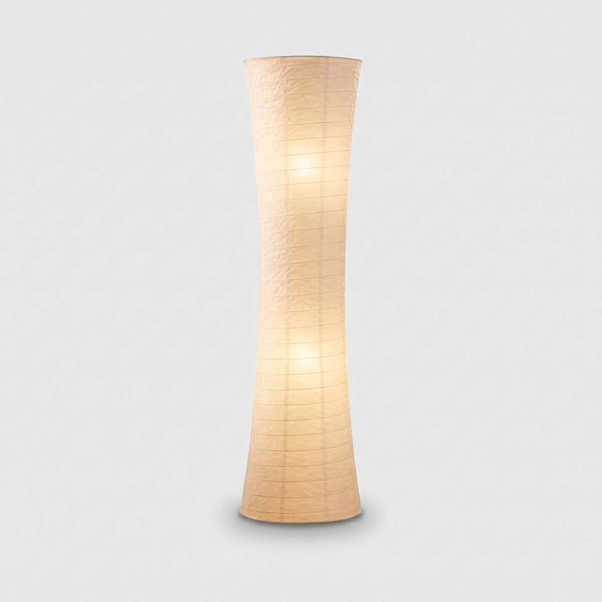 Skulpturel LED Gulvlampe – Varm Stuestemning