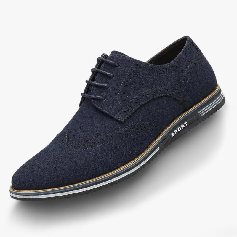 Filbert - Ruskindssnøresko i læder til mænd - Mørkeblå - men's fashion - {{ product_tags }