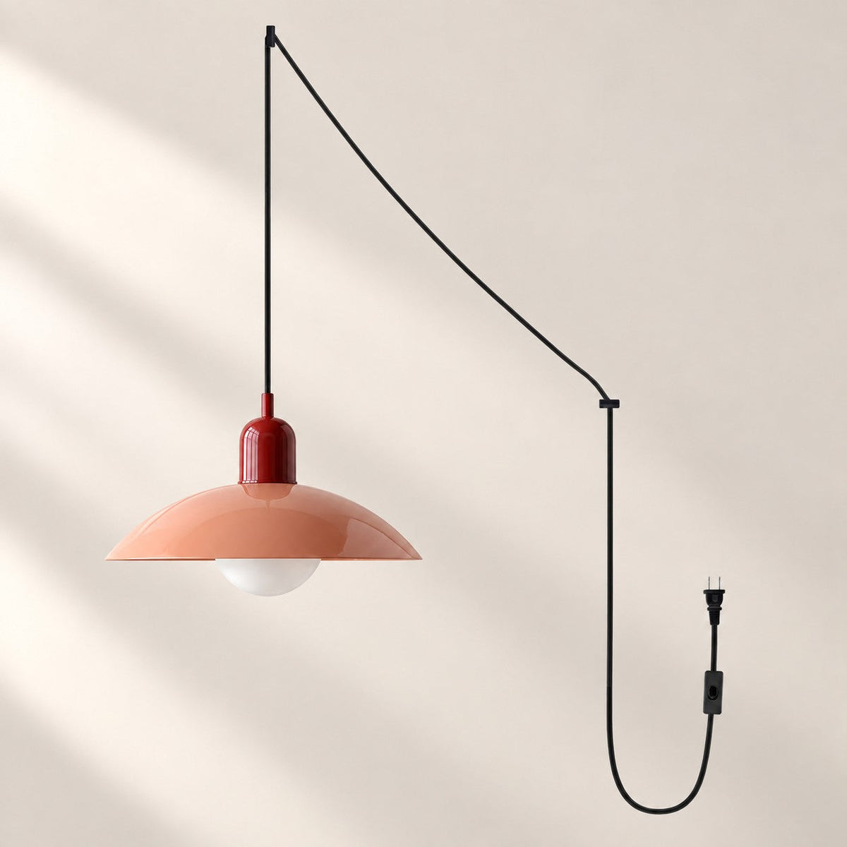 Mid Century Bauhaus Stikkontakt Pendellampe - - Home Decor - {{ product_tags }