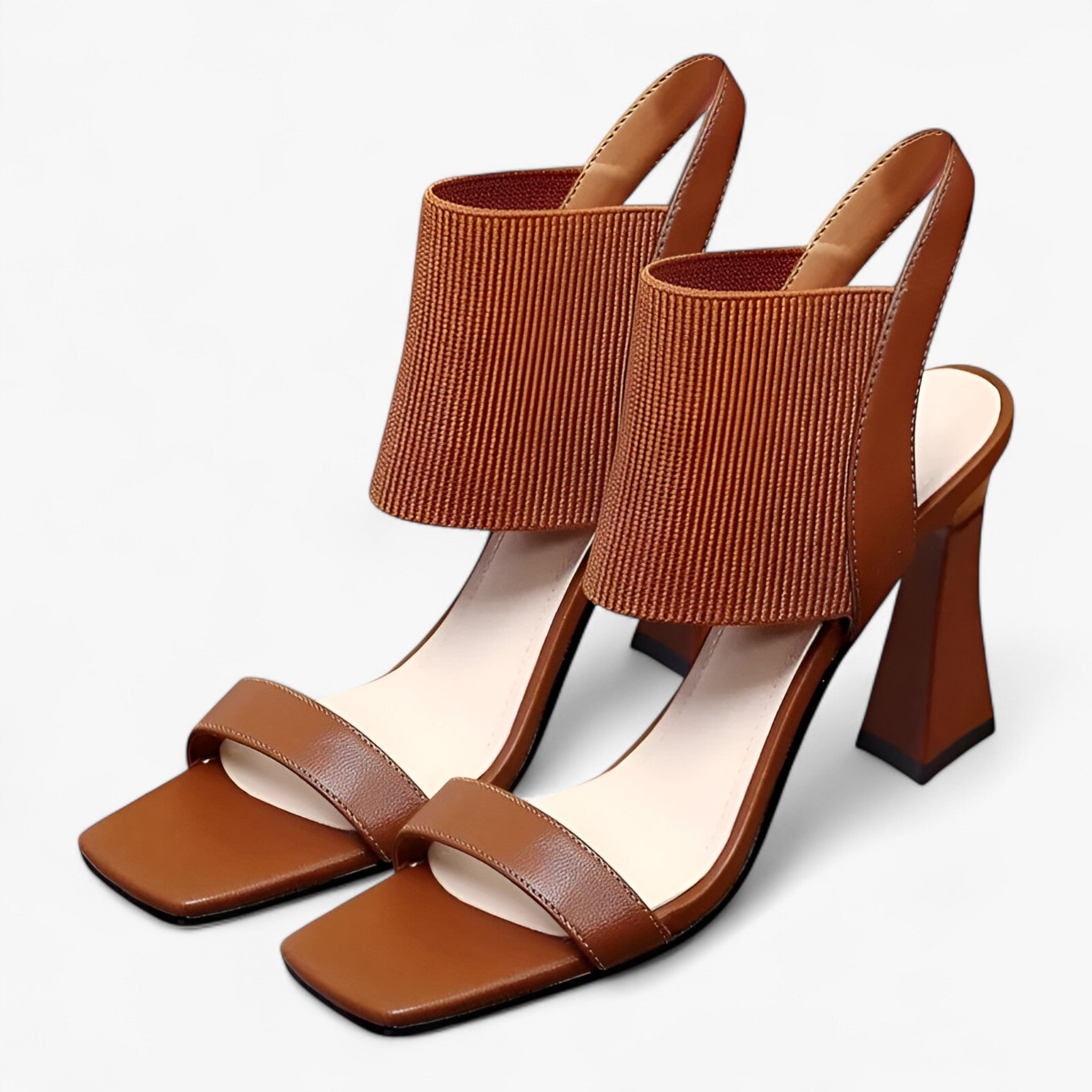 Clea | Sandaler med firkantet tå - Sofistikerede og elegante - - women's fashion - {{ product_tags }