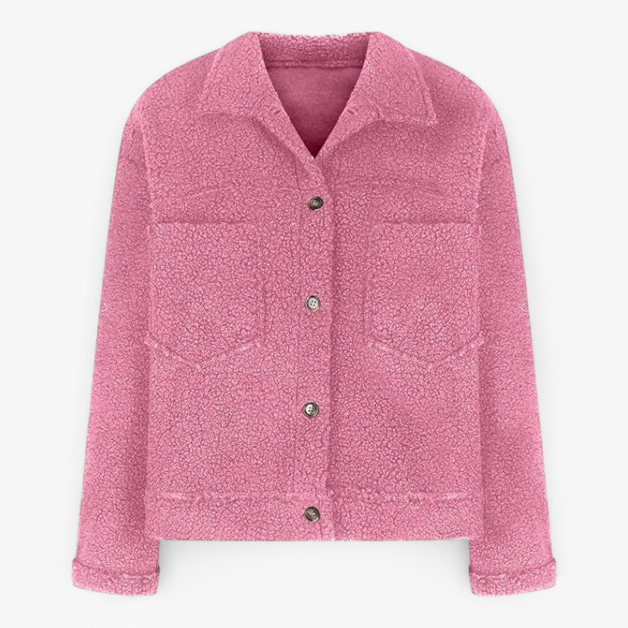 Aria | Uldjakke - hyggelig og elegant - Rosa - Aria | Uldjakke - hyggelig og elegant - €25 - {{ product_tags }