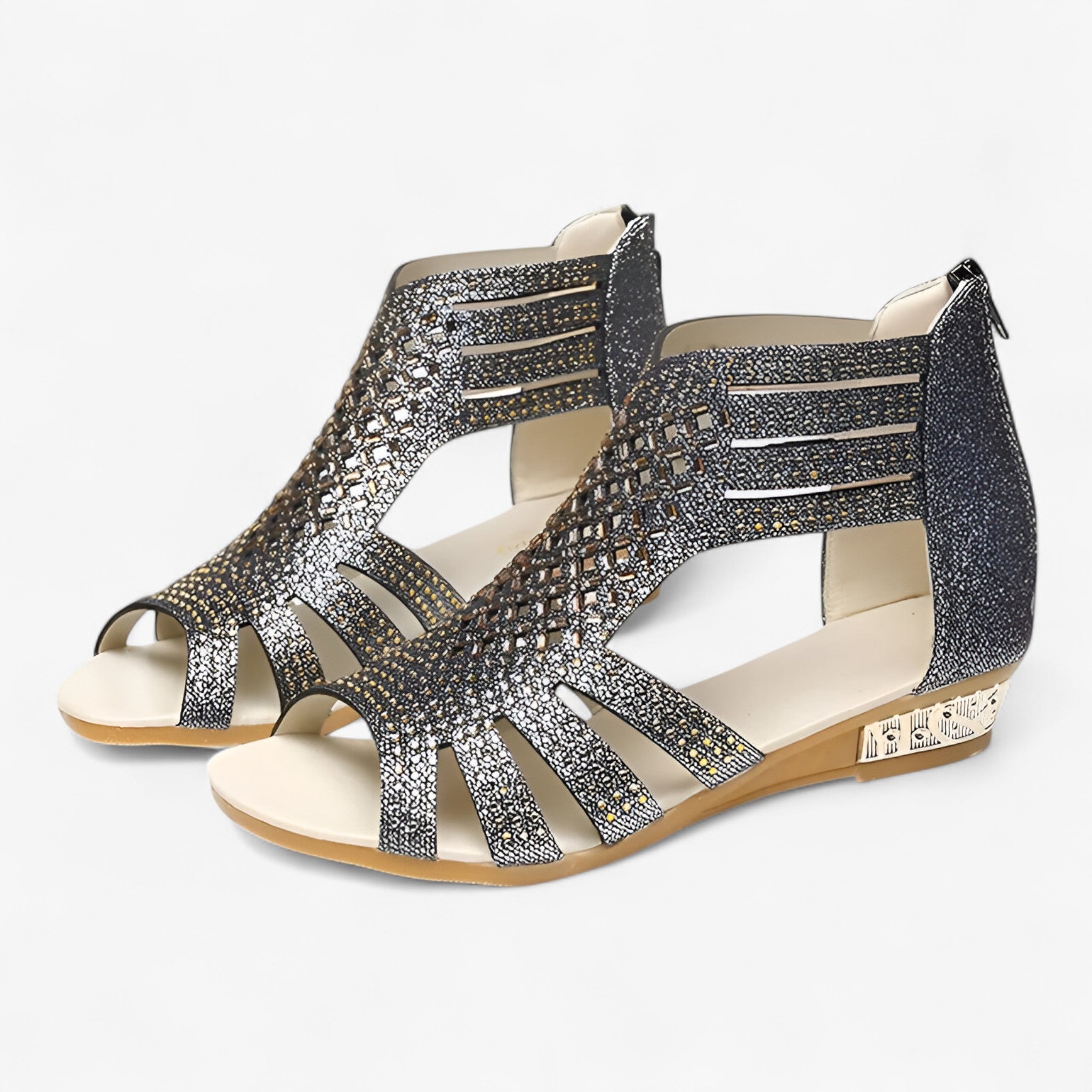 Rosalinda | Sandaler i krystal – Lette og glamourøse - - women's fashion - {{ product_tags }