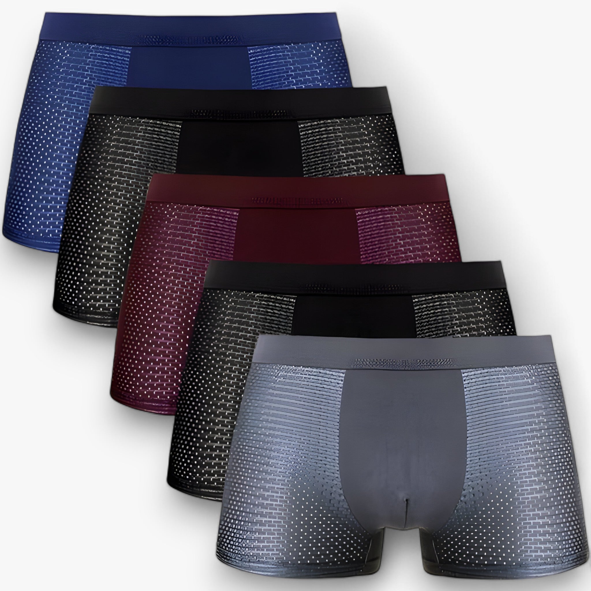 Cecilia | Herrer Bambus Boksershorts 10-pak Sort/Grå - Åndbart & Allergivenligt Undertøj - - Men's Boxer Briefs - {{ product_tags }